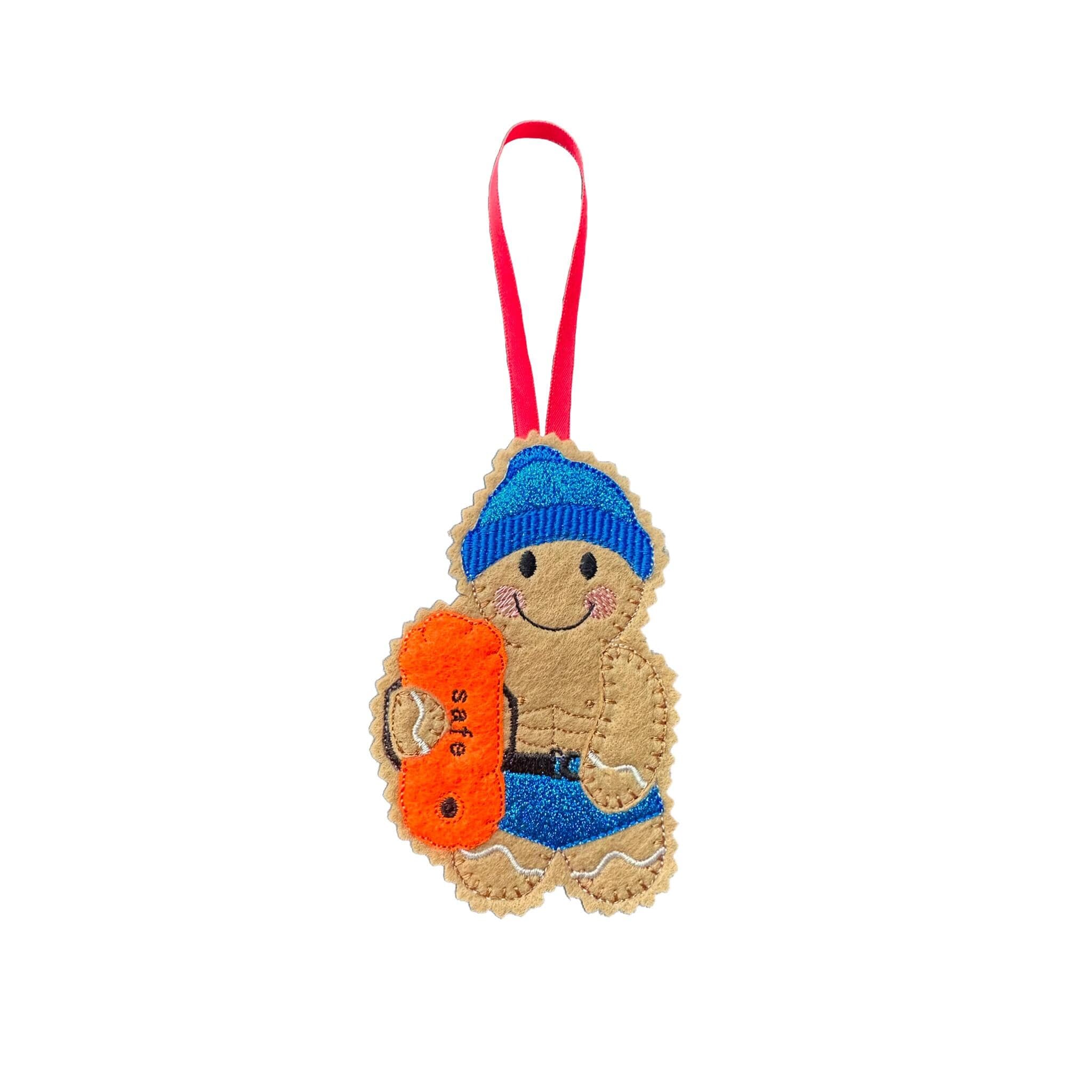 Wild Swimmer Gingerbread Felt Decorations — image 3