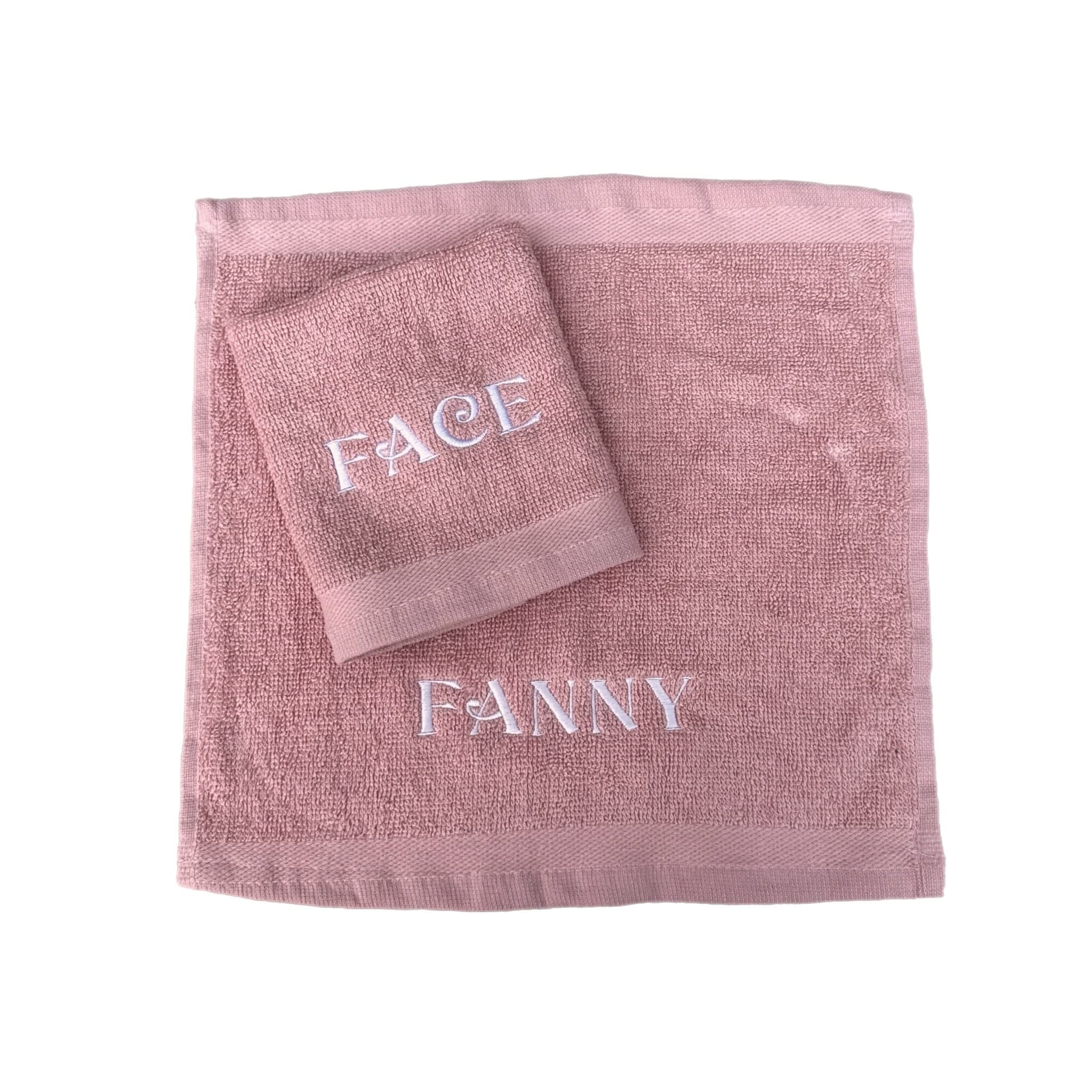 Novelty face cloths flannels embroidered naughty rude stocking filler washcloths Valentine’s Day Face/Fanny