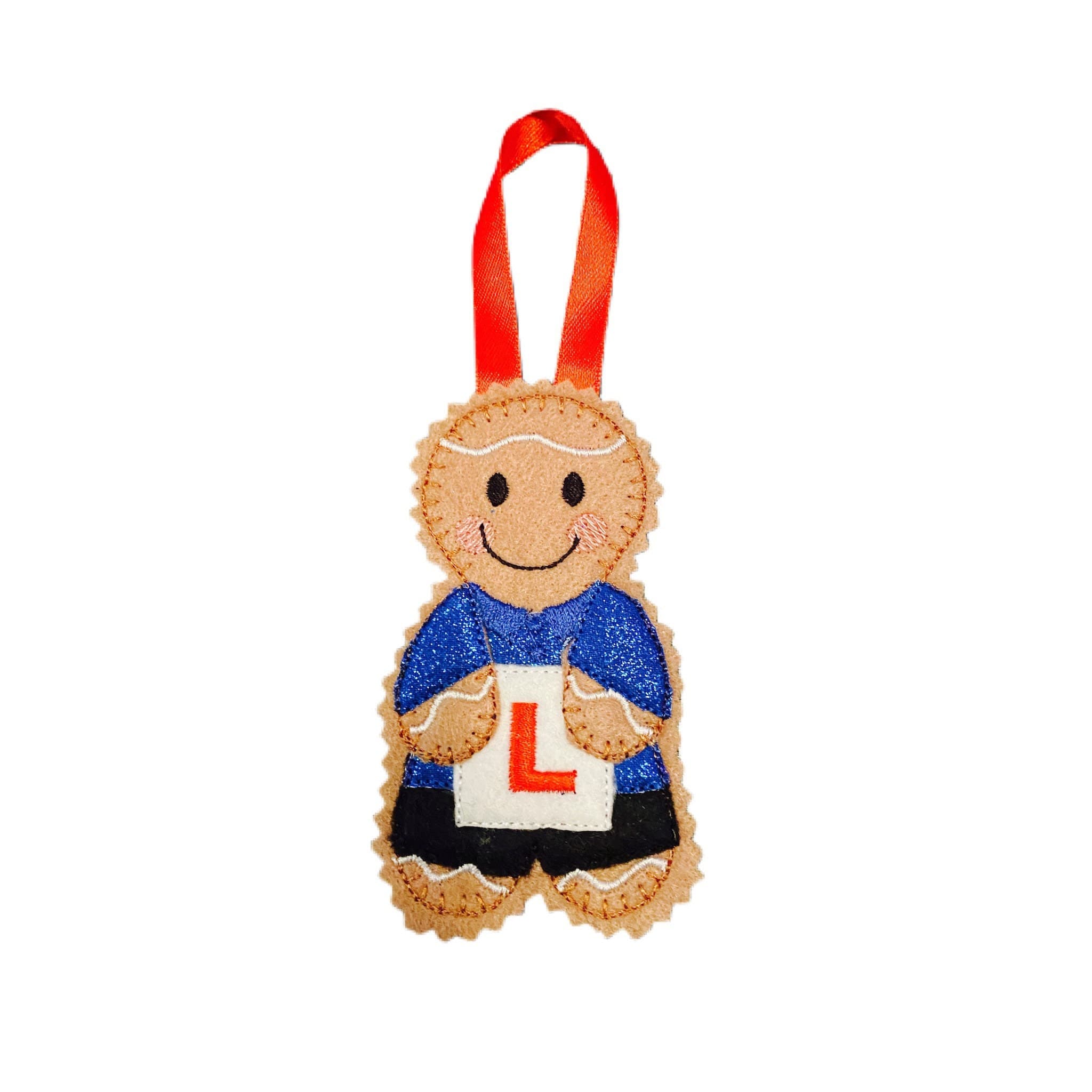 Learner Driver Gingerbread Man Felt Decoration