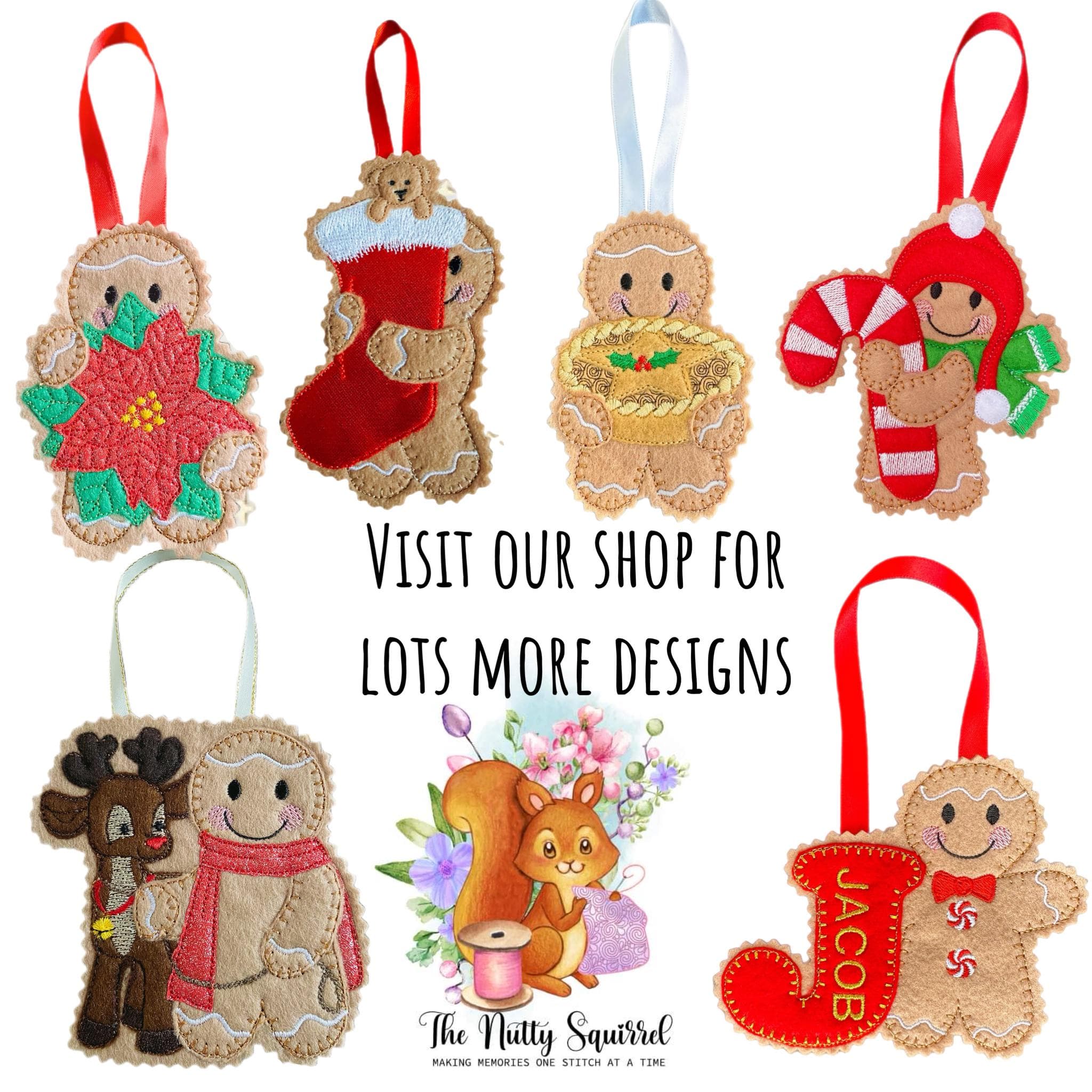 Irish Soldier Gingerbread Man Felt Decoration — image 4