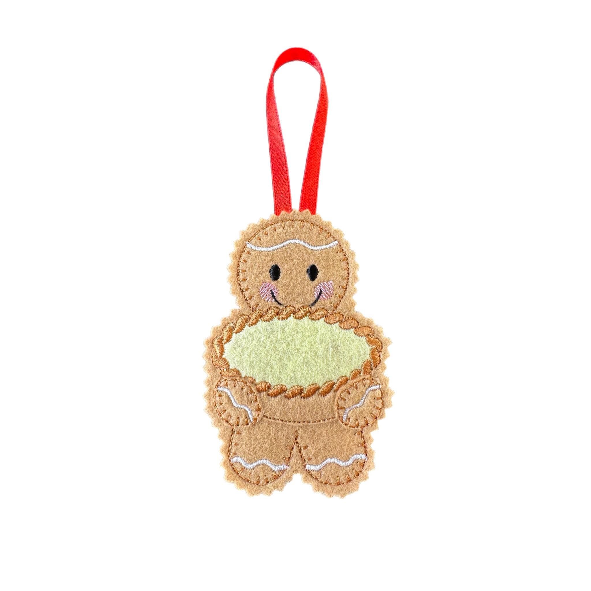 Jam Tart / Custard Tart Felt Gingerbread Decoration — image 4