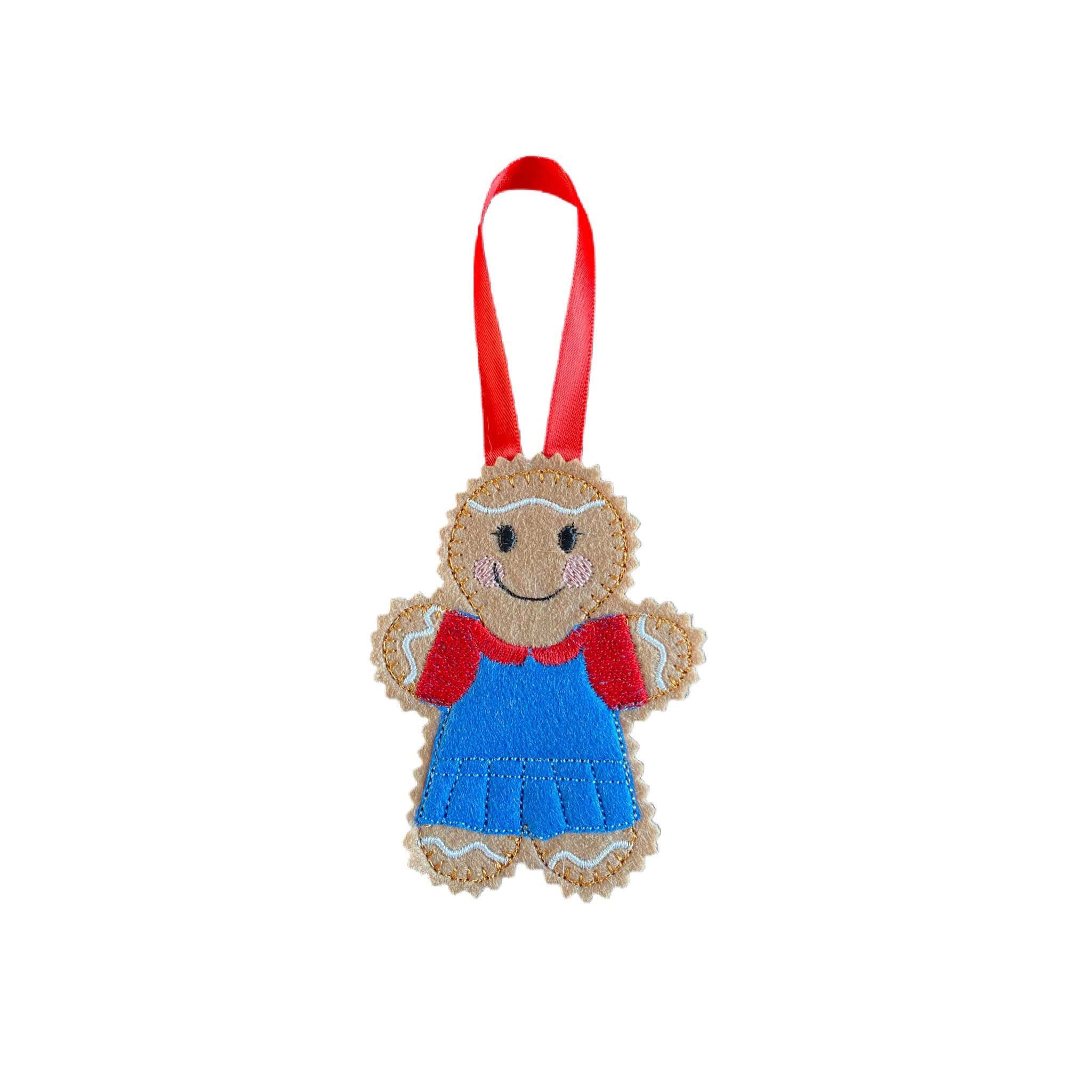 Girl Guide Gingerbread Man Felt Decoration