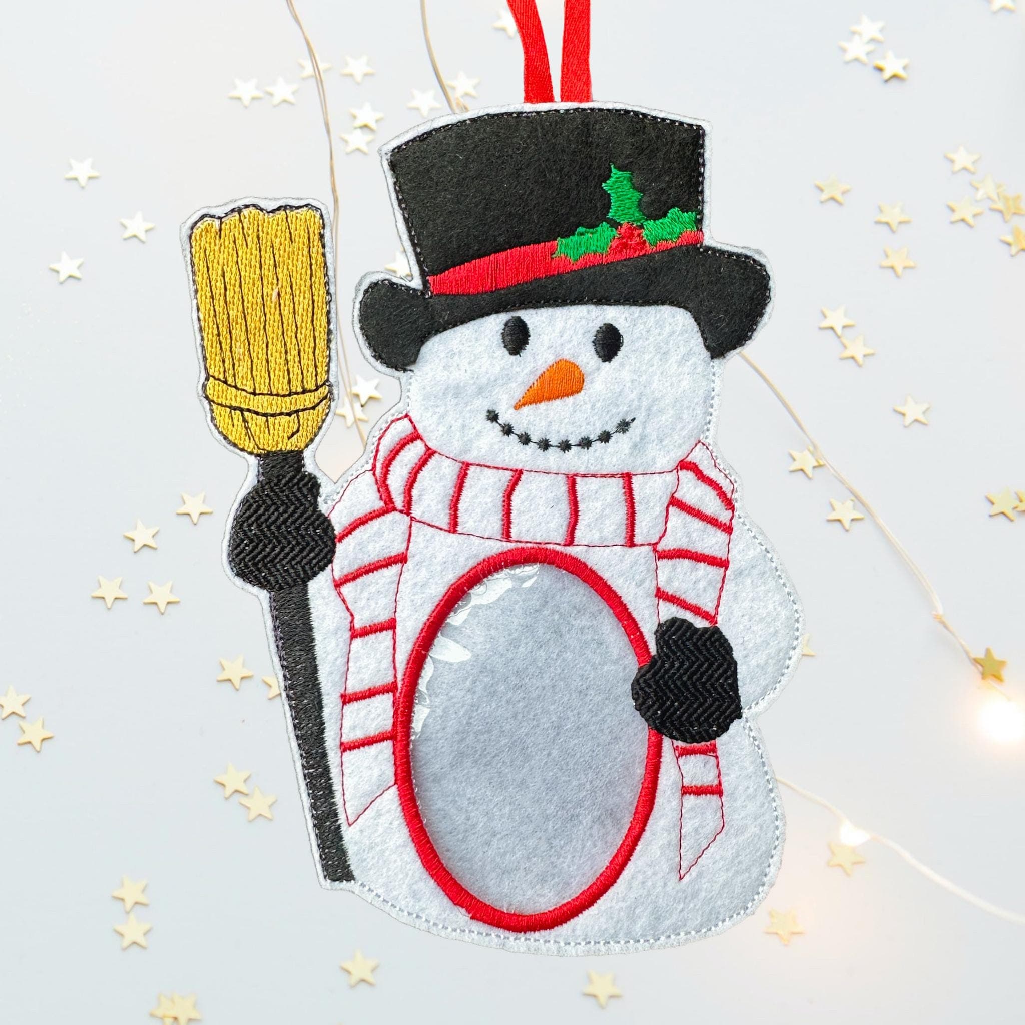 Snowman Felt Treat Bag – Christmas Sweet Holder — image 3