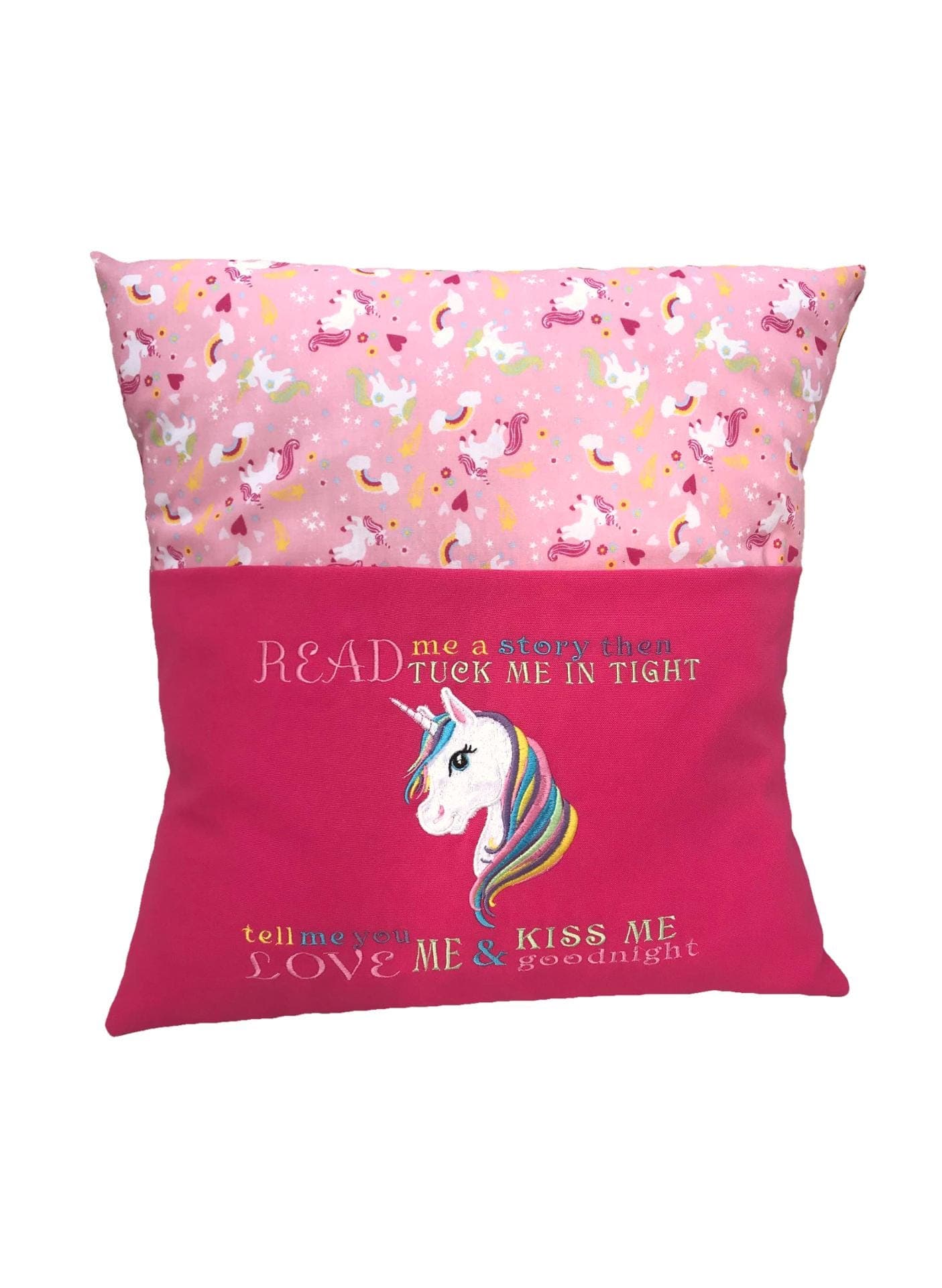 Unicorn Book Cushion: Handmade Children's Reading Pillow — image 4