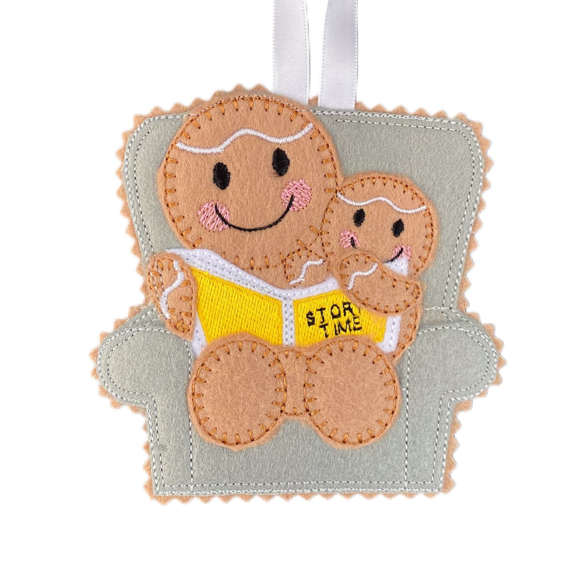 Story time Gingerbread Man Felt Decoration — image 2