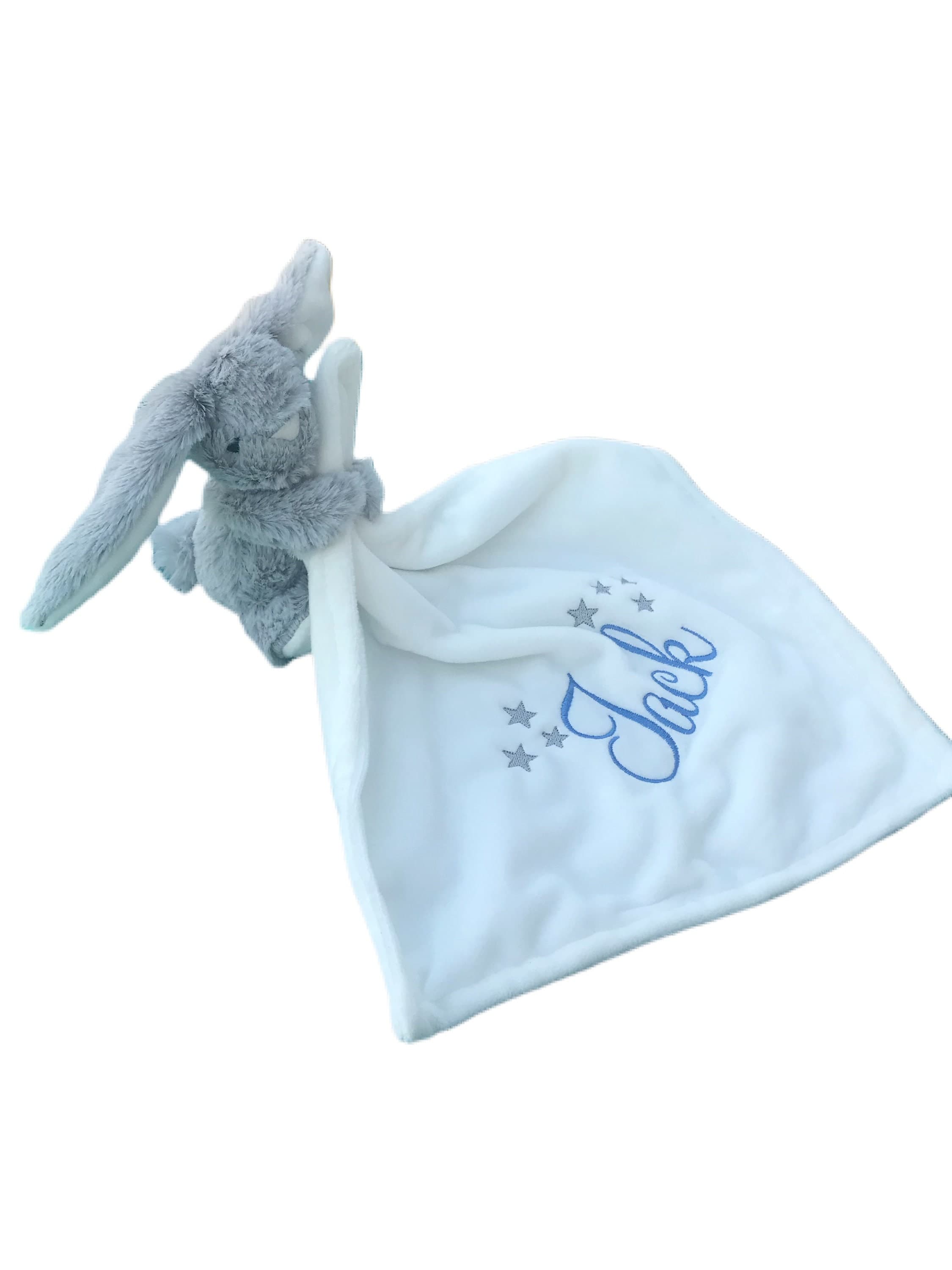 Bunny Rabbit Comforter / Personalised Keepsake / Newborn Baby Gift / Baby Shower — image 3