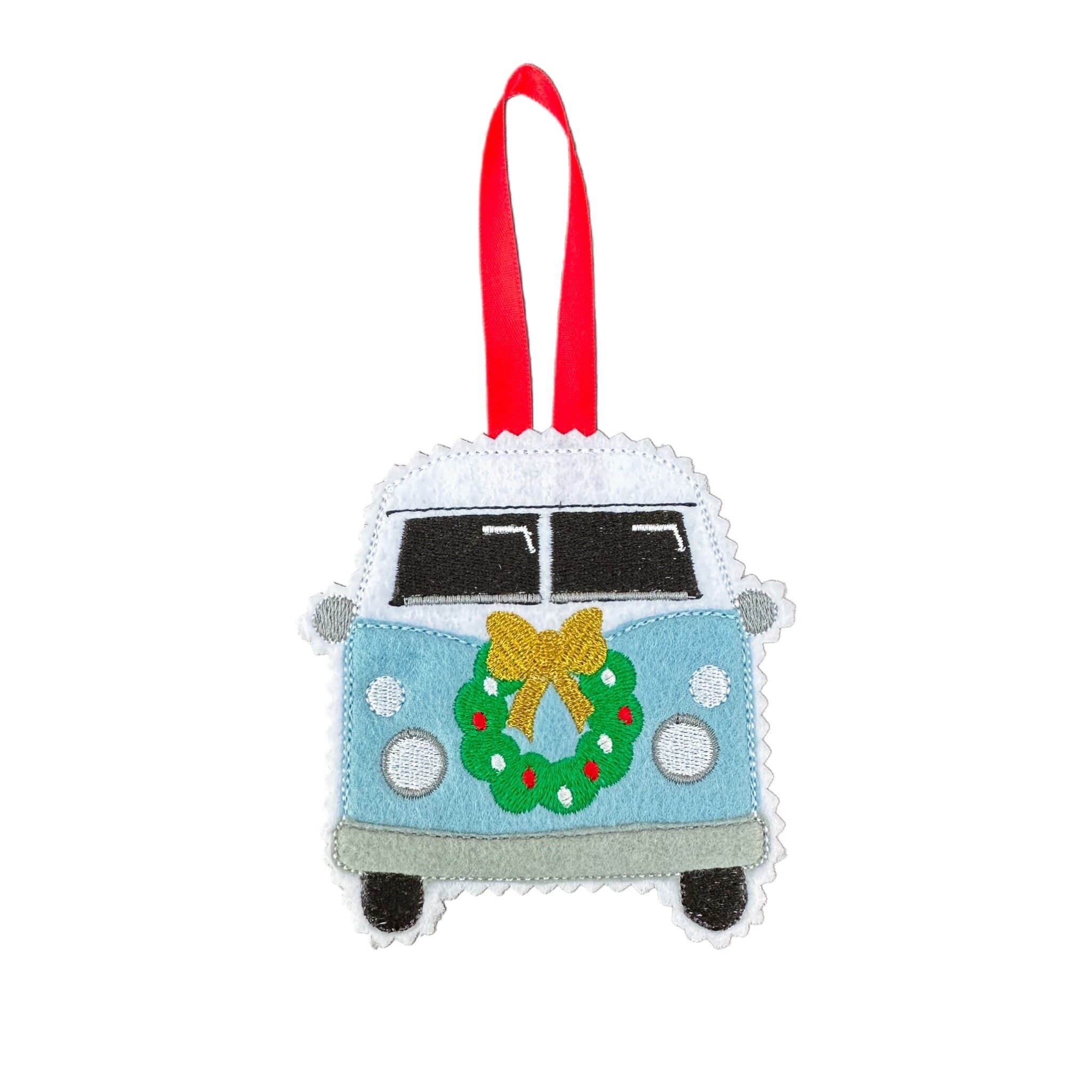 Camper van Gingerbread Felt Decoration — image 7