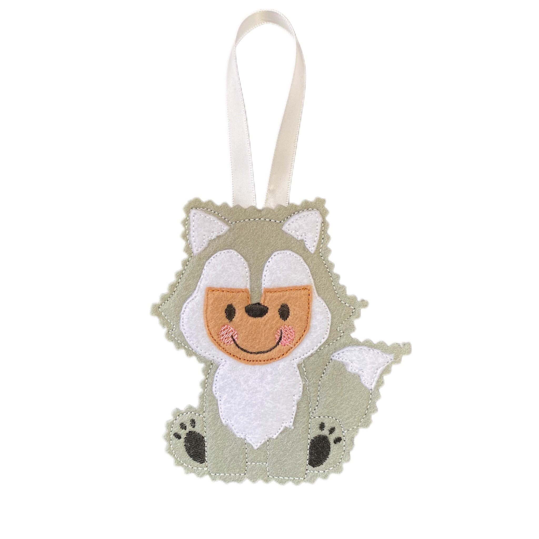 Wolf Dress Up Gingerbread Man Felt Decoration