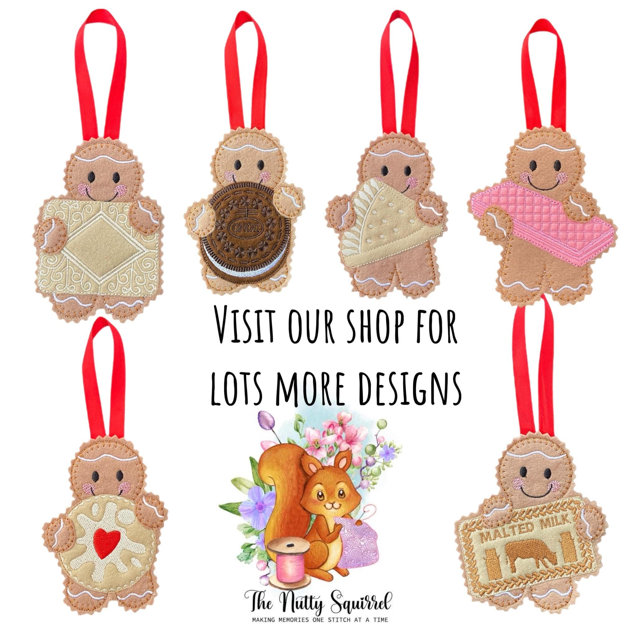 Australian Gingerbread Man Felt Decoration — image 8