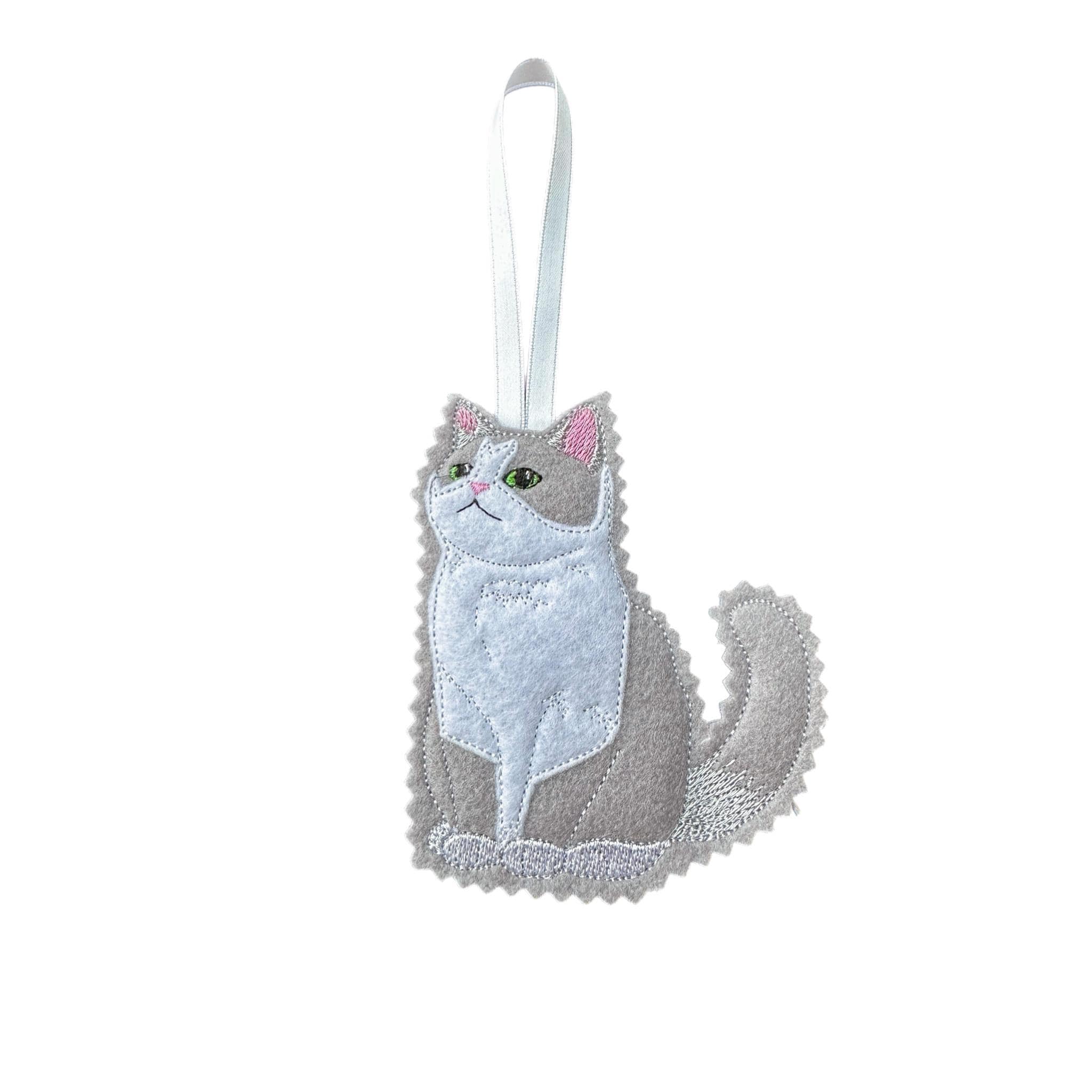Cat Felt Hanging Decoration - Cat lover GIft — image 5