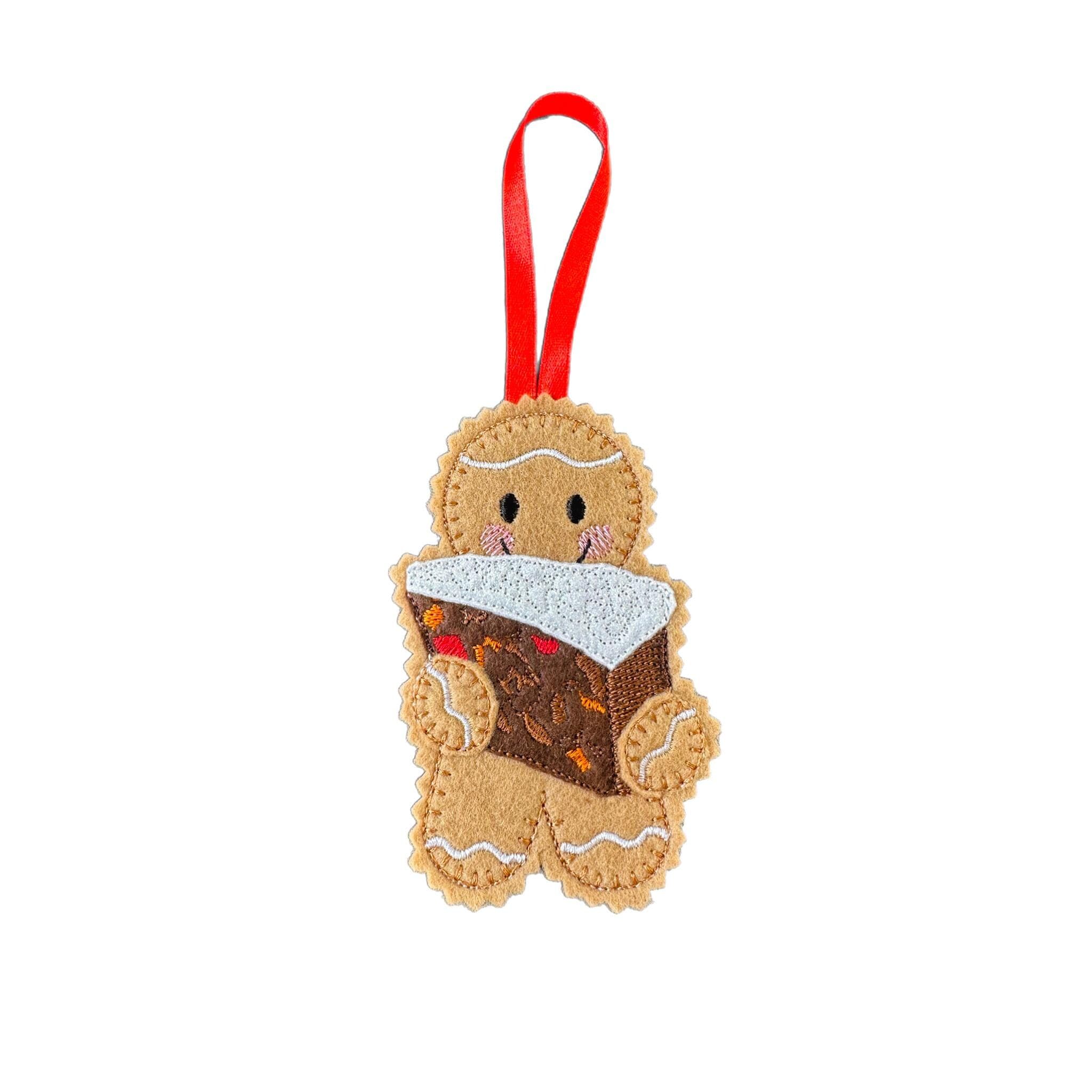 Fruit Cake Gingerbread Felt Decoration — image 2