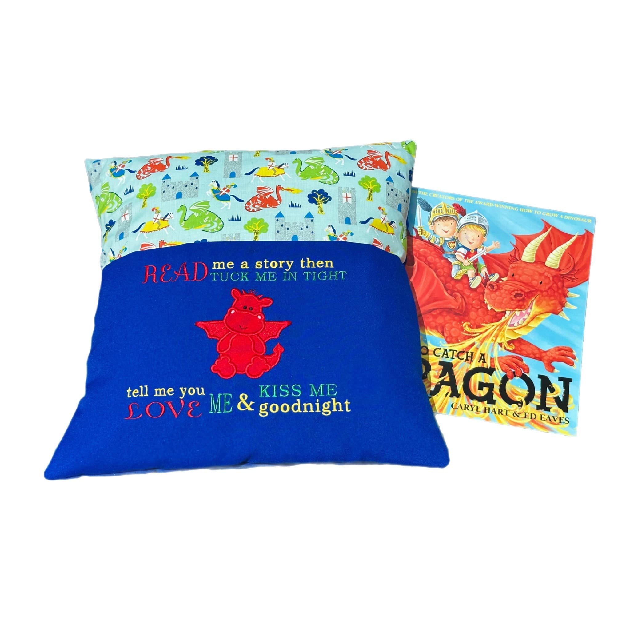 Welsh Dragon Reading Book Cushion — image 3