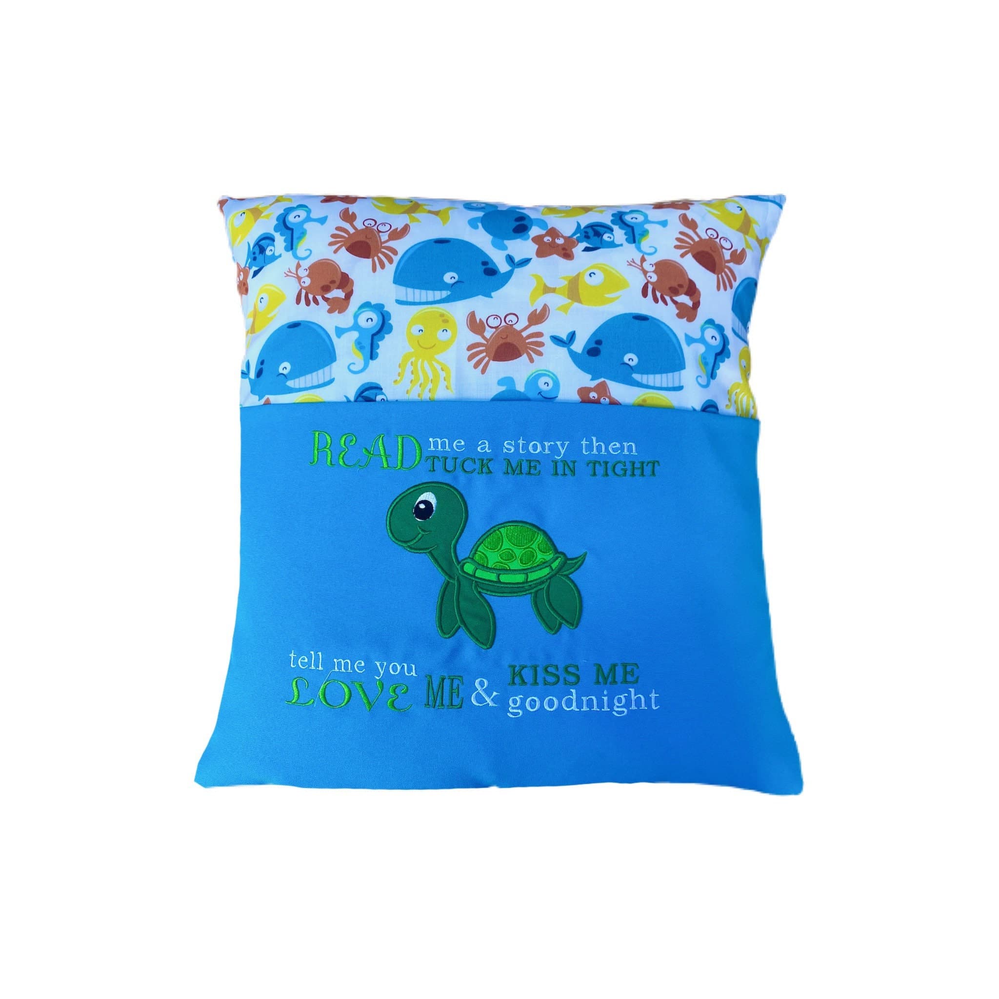 Turtle Reading Book Cushion — image 2