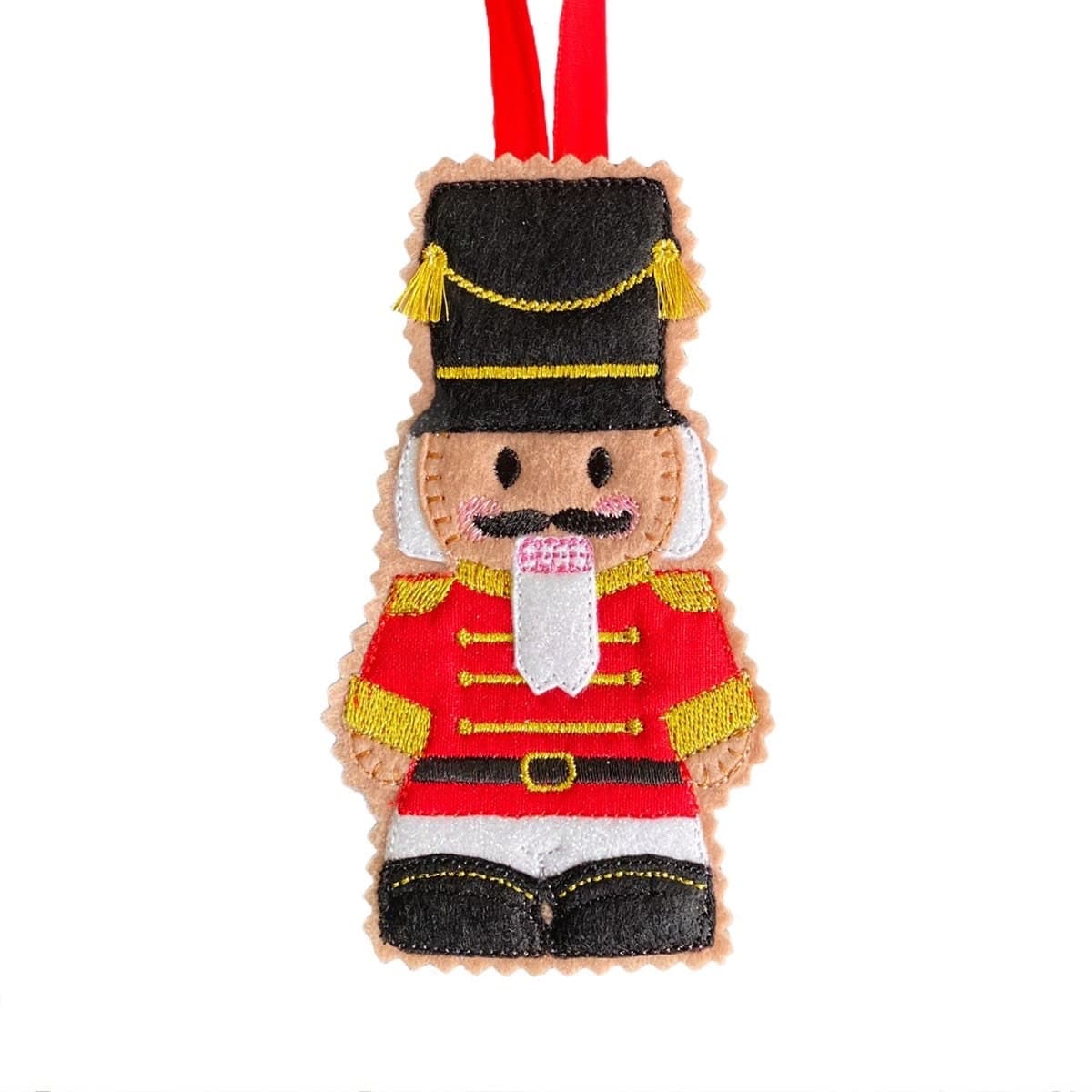 Nutcracker Gingerbread Man Felt Decoration — image 2