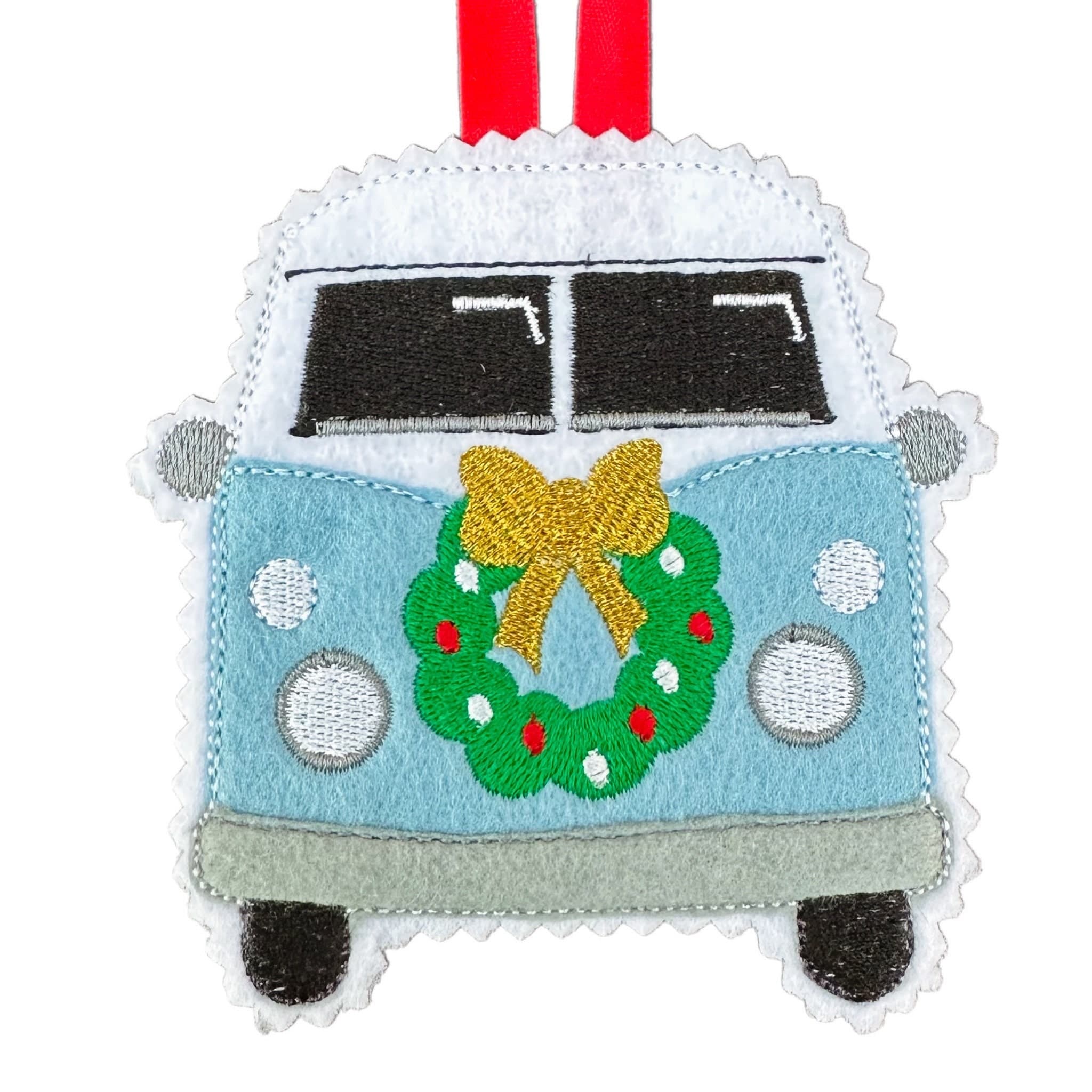 Camper van Gingerbread Felt Decoration — image 5