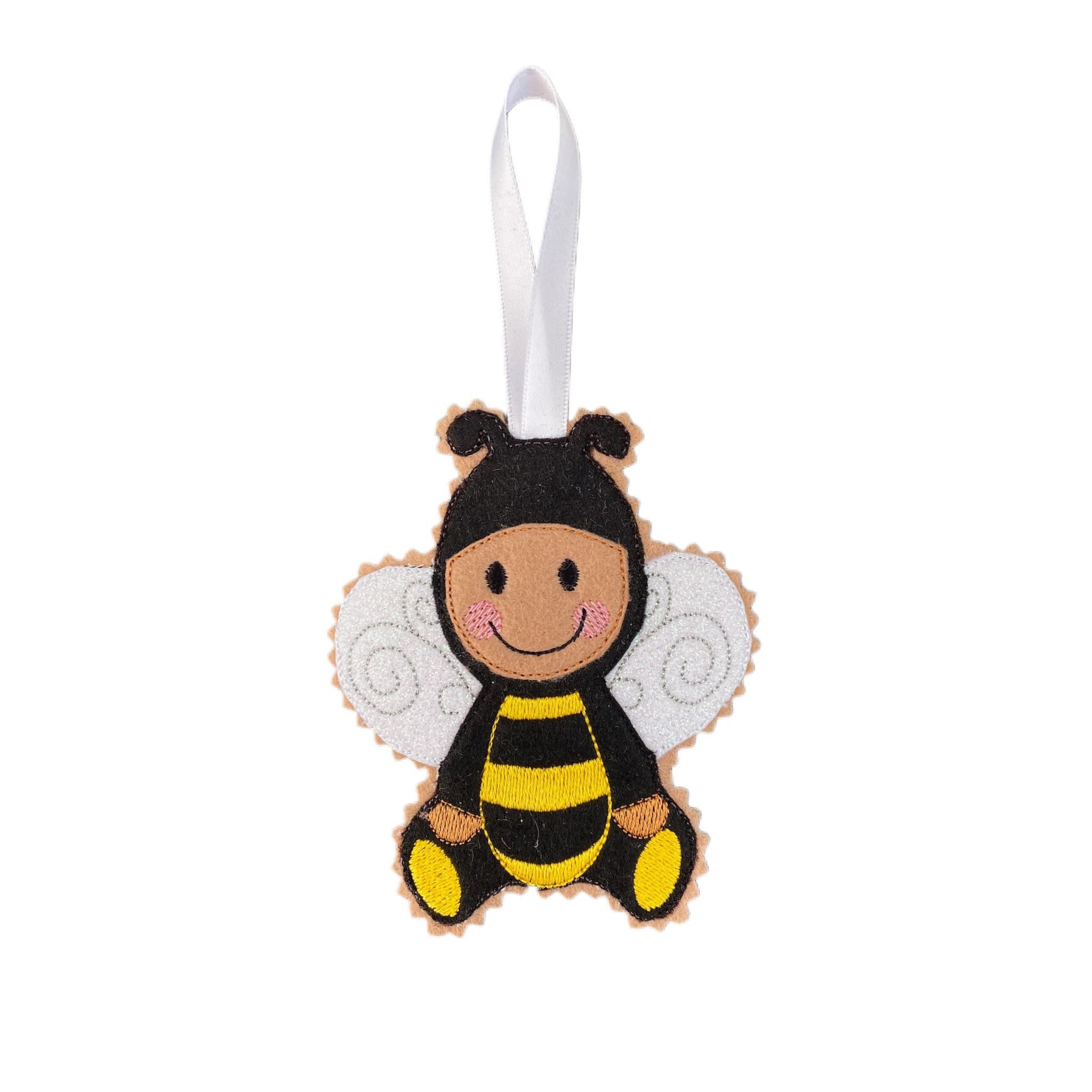 Bumblebee Dress Up Gingerbread Man Felt Decoration