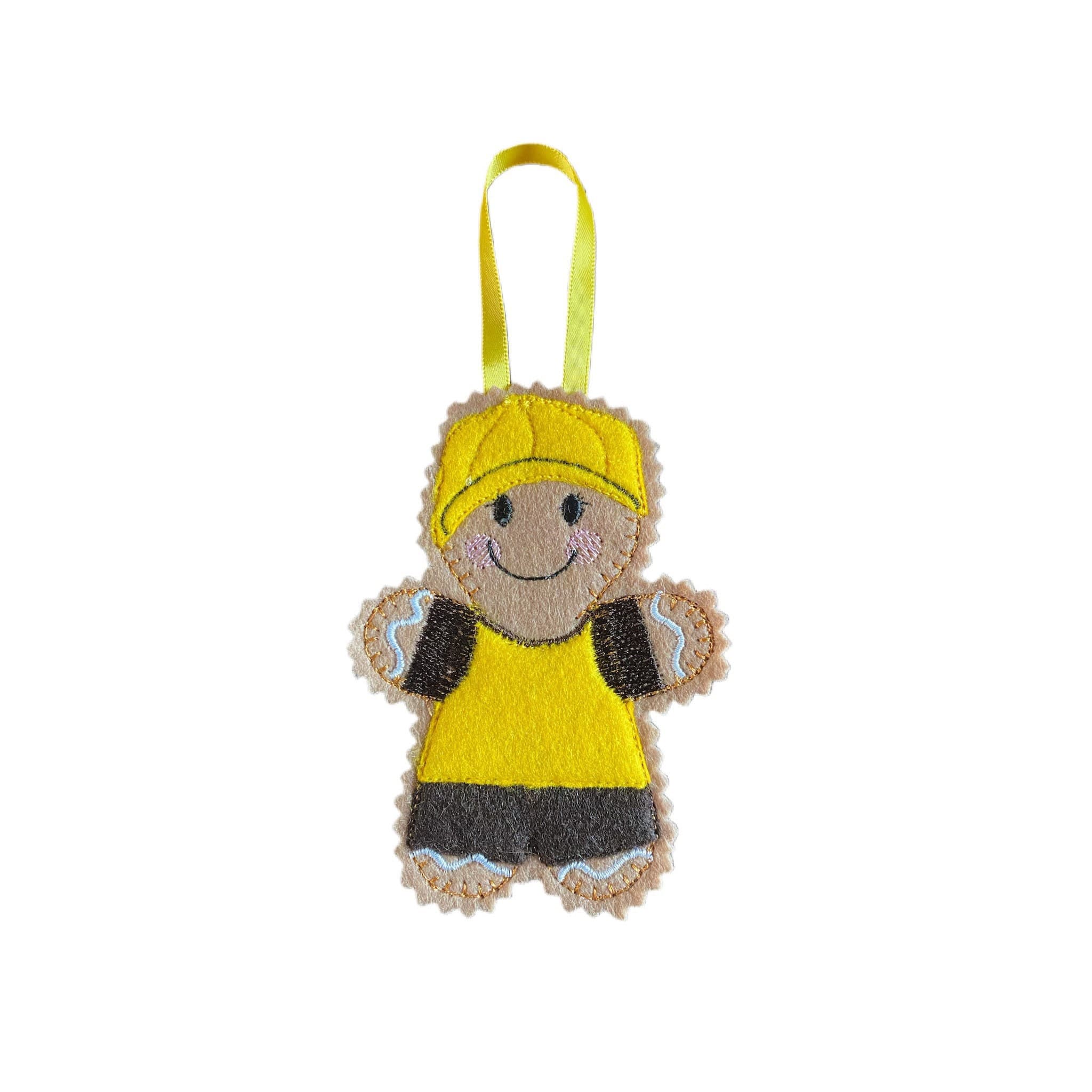 Brownie Gingerbread Man Felt Decoration