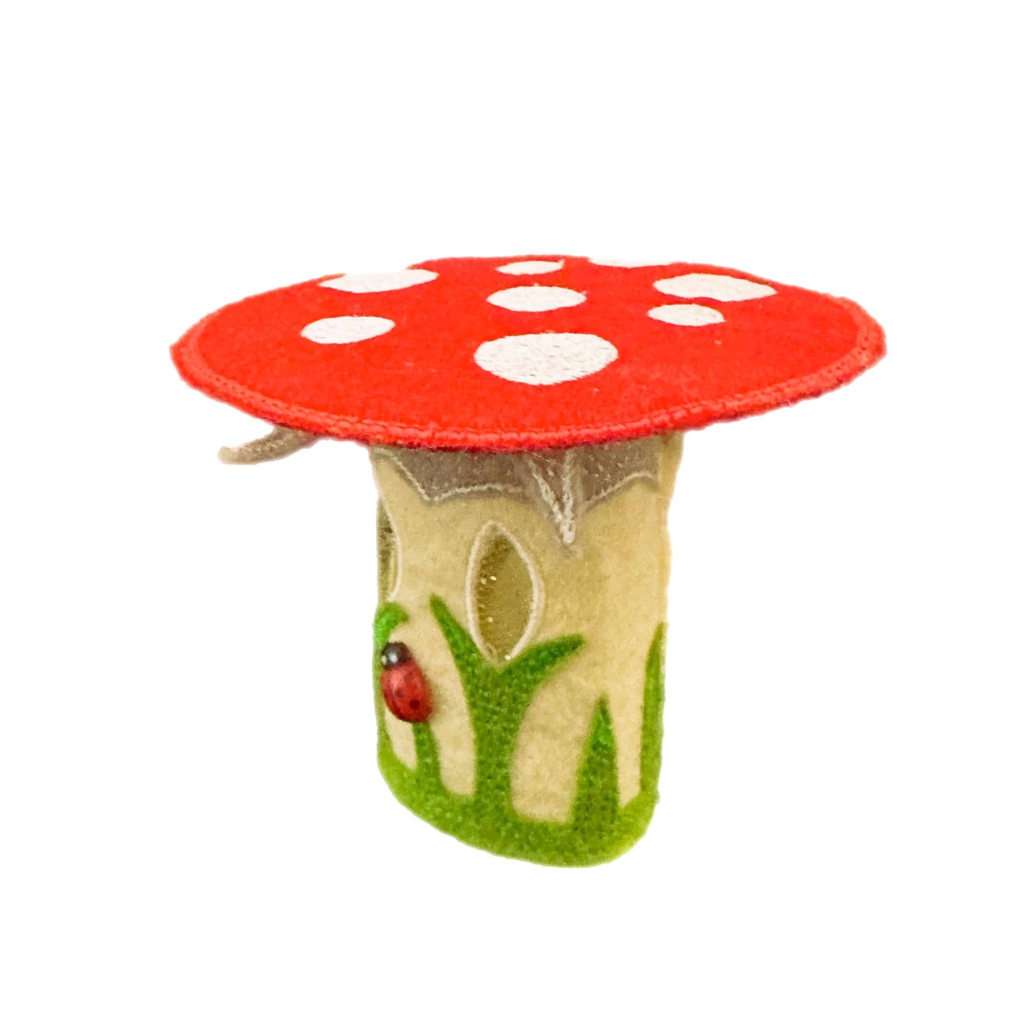 Toadstool Tea Light Fairy House — image 3