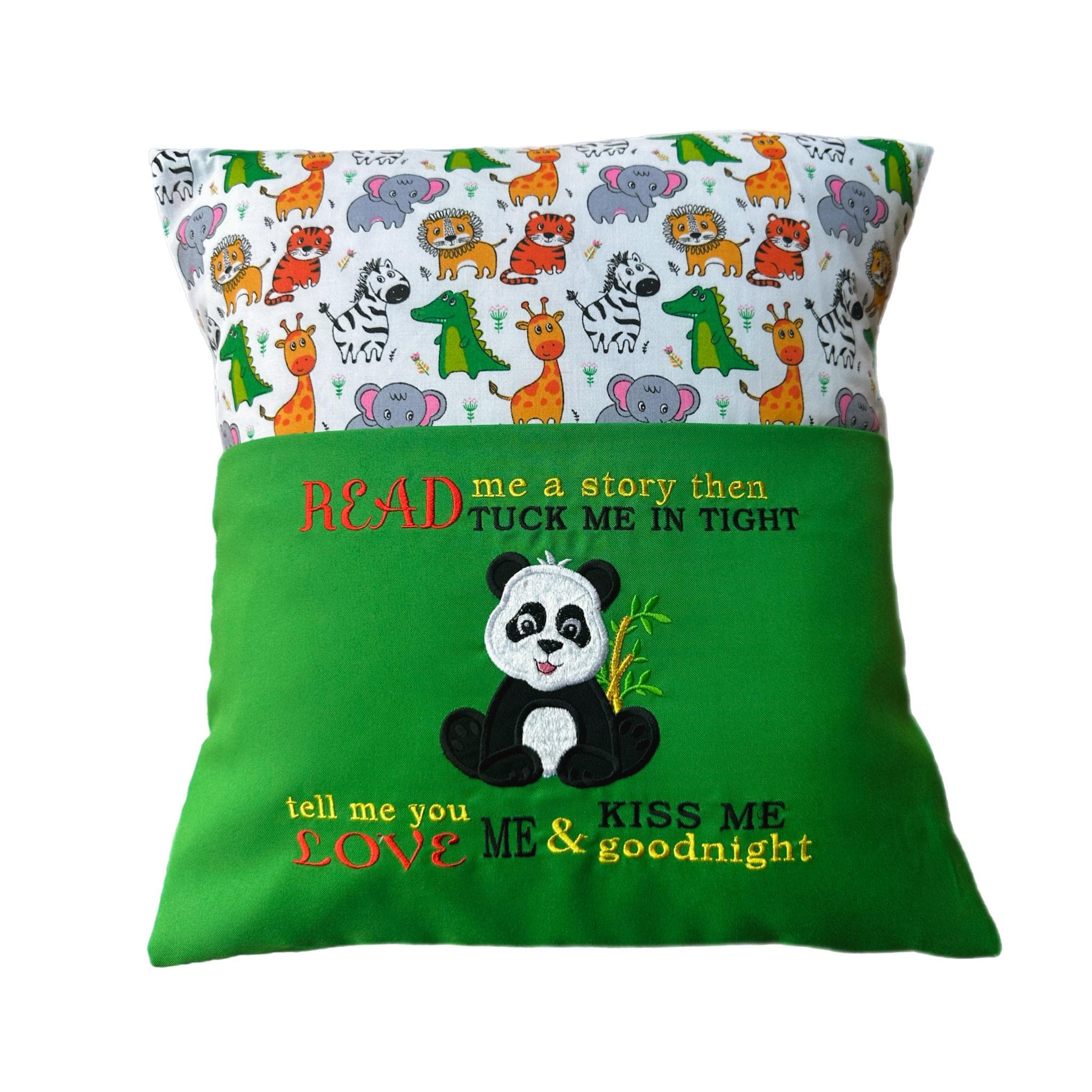 Panda Reading Pillow / Book Cushion /Personalised — image 6