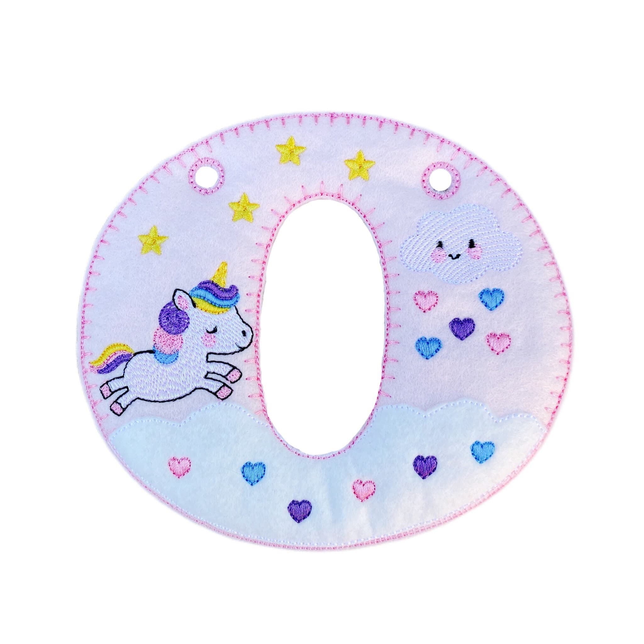Unicorn Personalised Felt Banner / Bunting — image 2