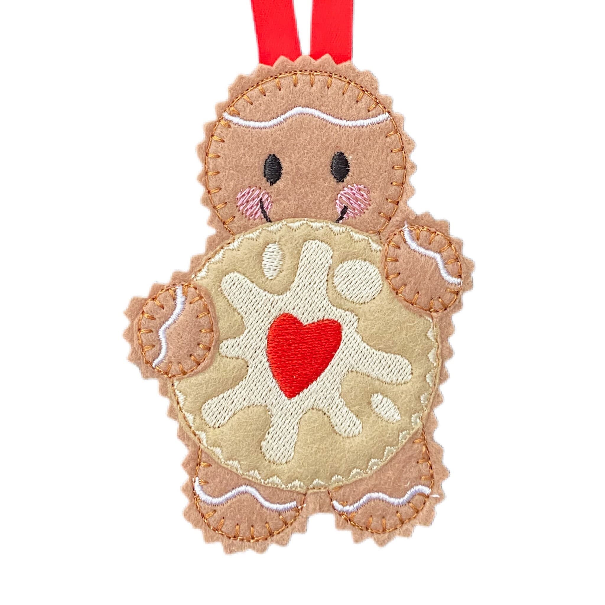 Jam Biscuit Gingerbread Man Felt Decoration — image 2