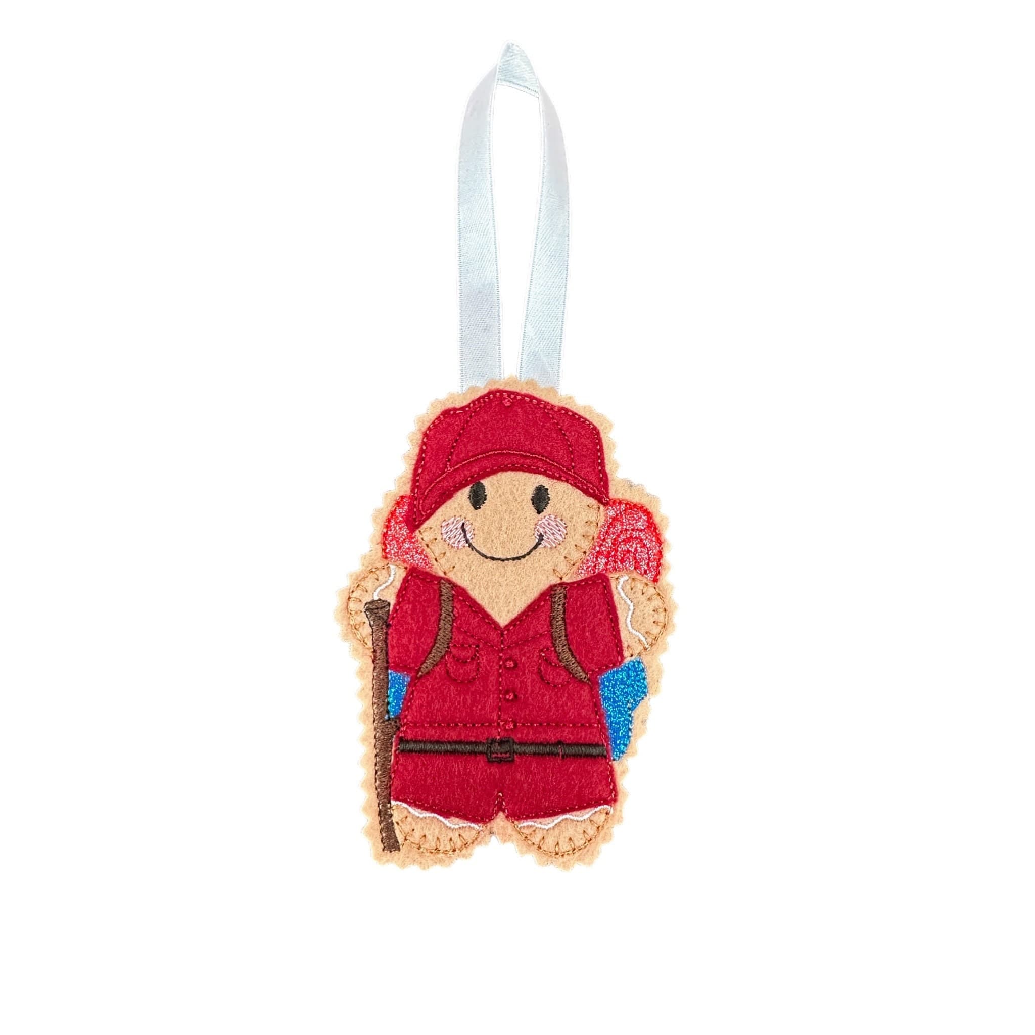 Rambler Gingerbread Man Felt Decoration