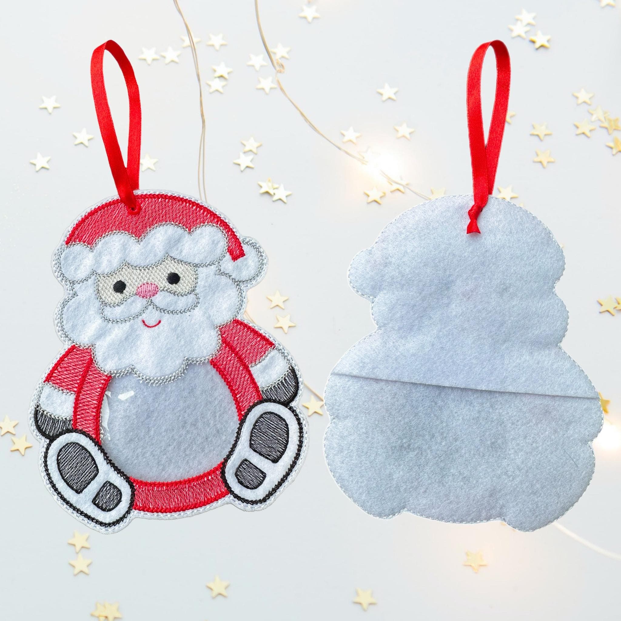 Santa Claus Felt Treat Bag – Christmas Sweet Holder — image 5