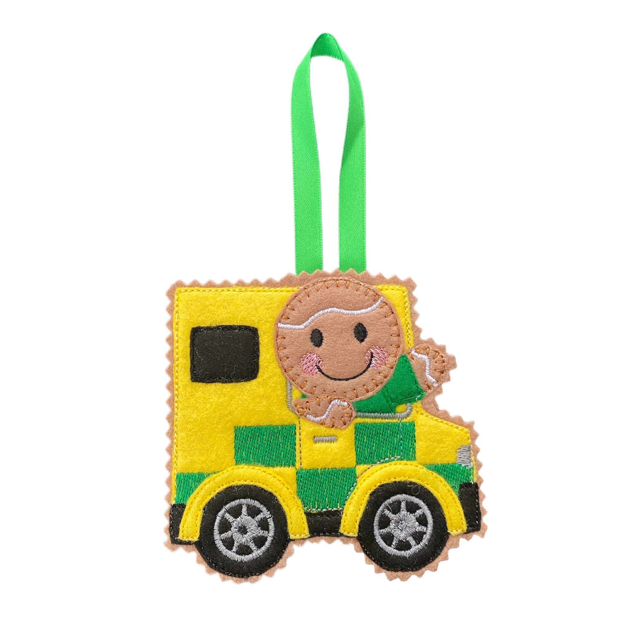 Paramedic / Ambulance Gingerbread Man Felt Decoration — image 2