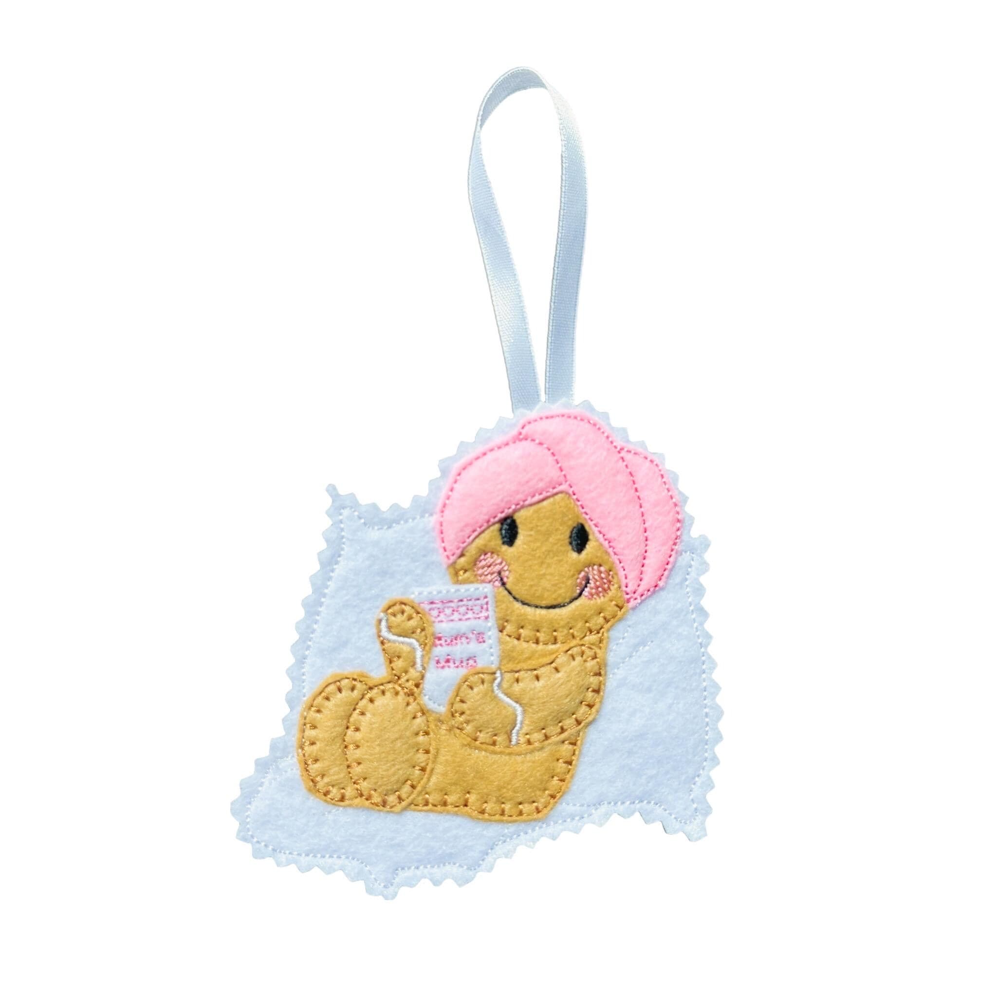 Mum Gingerbread Man Felt Decoration