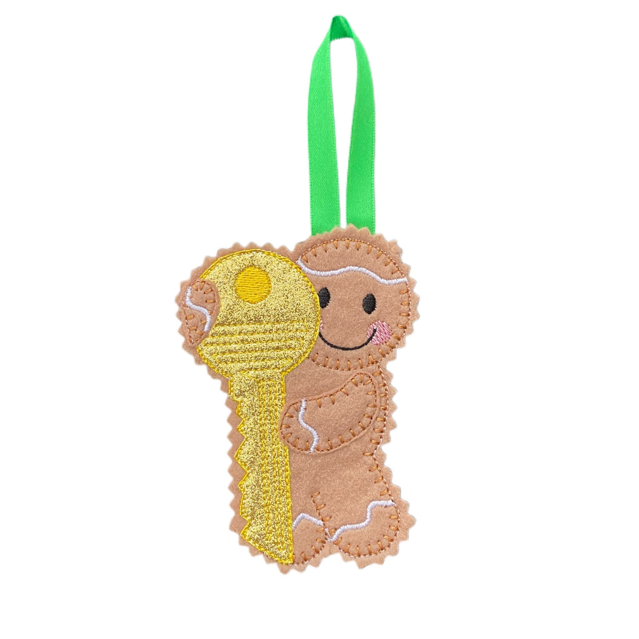 New Home / Estate Agent Gingerbread Man Felt Decoration