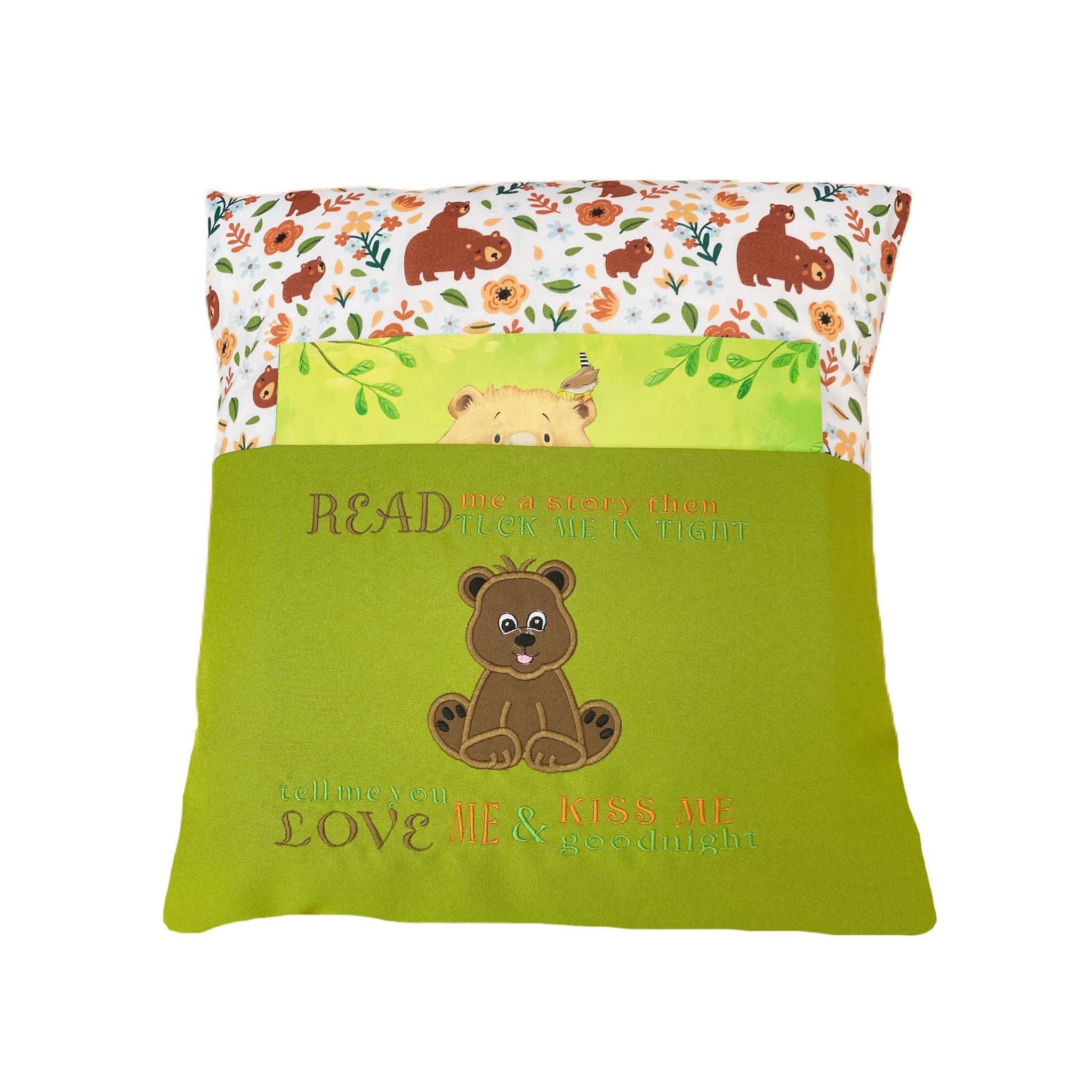 Bear Reading Book Cushion — image 2