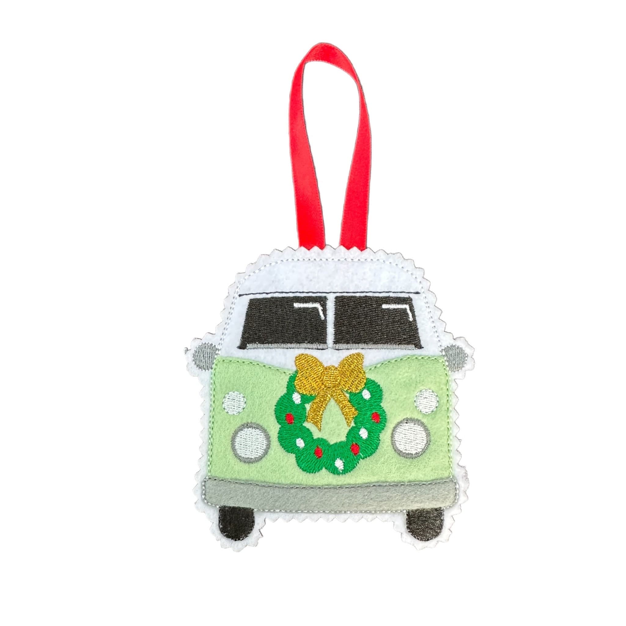 Camper van Gingerbread Felt Decoration — image 6