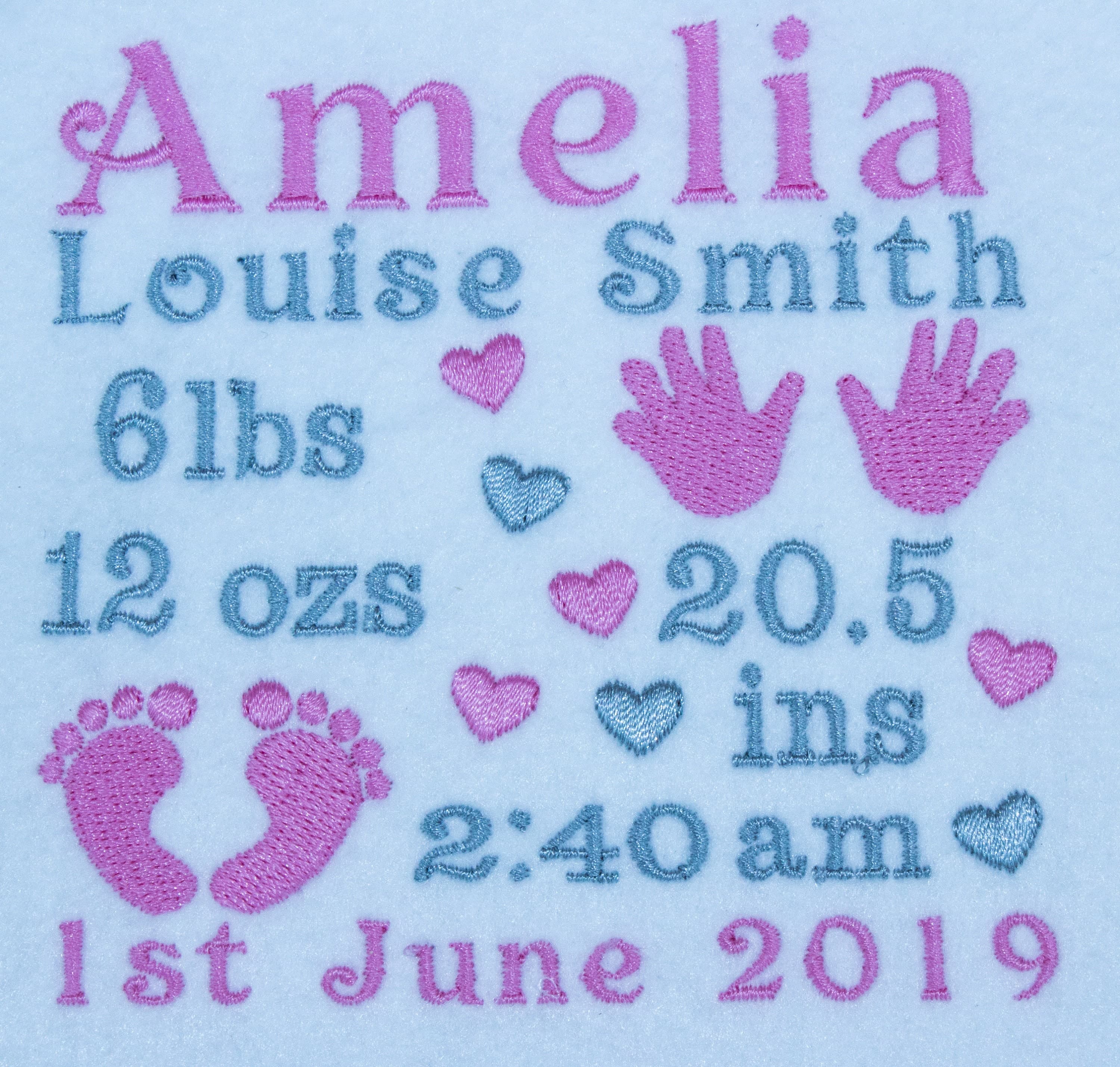 Embroidered Elephant Plush: Personalized Teddy Bear, Keepsake Gift — image 3