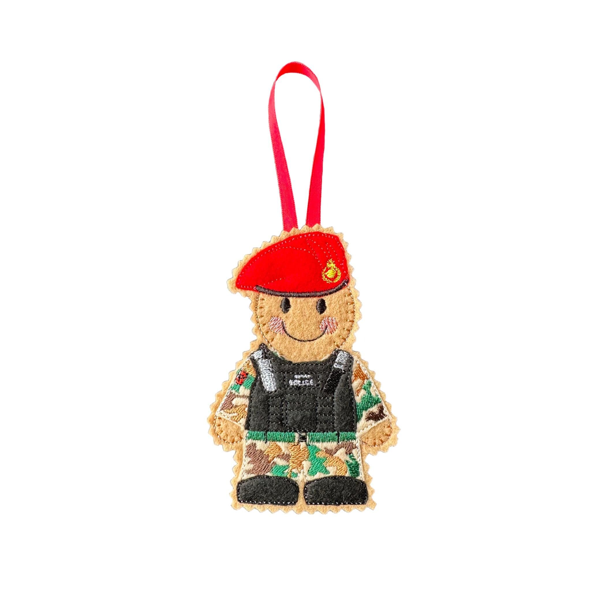 Royal Military Police Gingerbread Felt Decoration — image 3