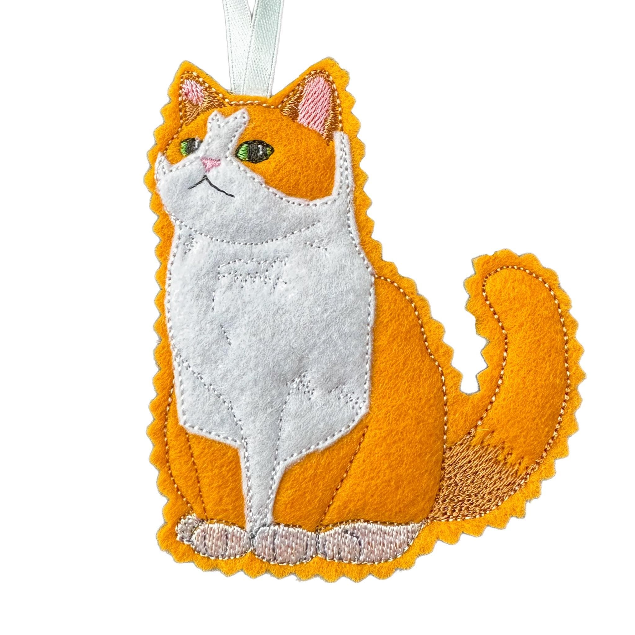 Cat Felt Hanging Decoration - Cat lover GIft — image 2