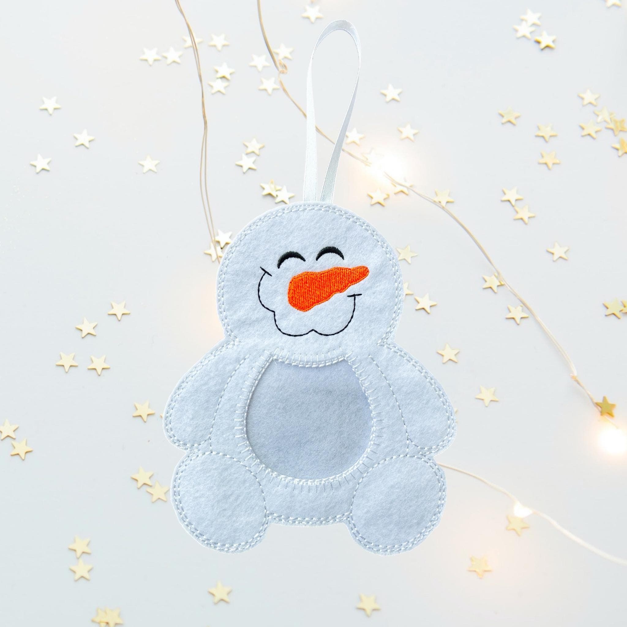Snowman Felt Treat Bag – Christmas Sweet Holder