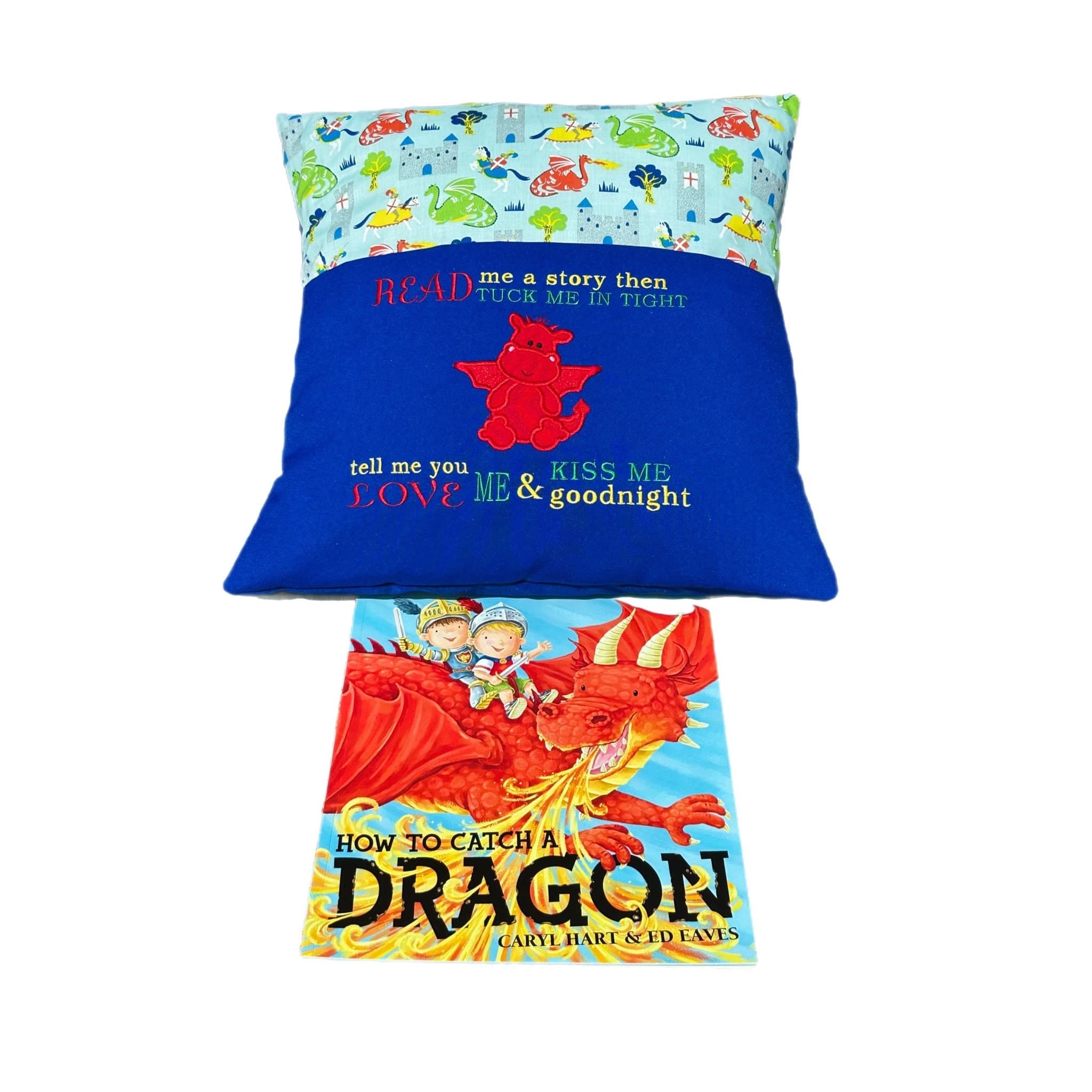 Welsh Dragon Reading Book Cushion — image 2