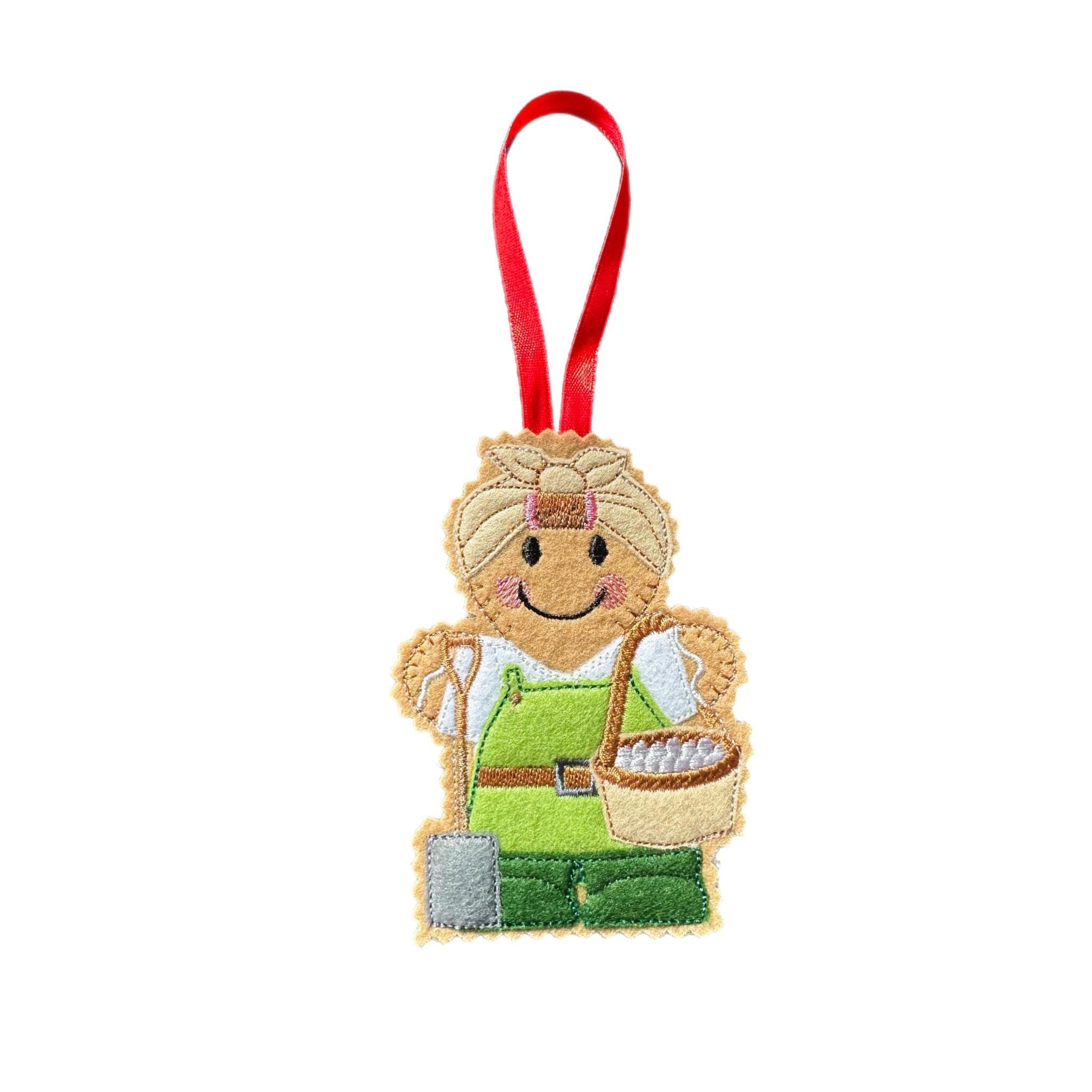 Women's Land Army Gingerbread Felt nostalgic decoration — image 3