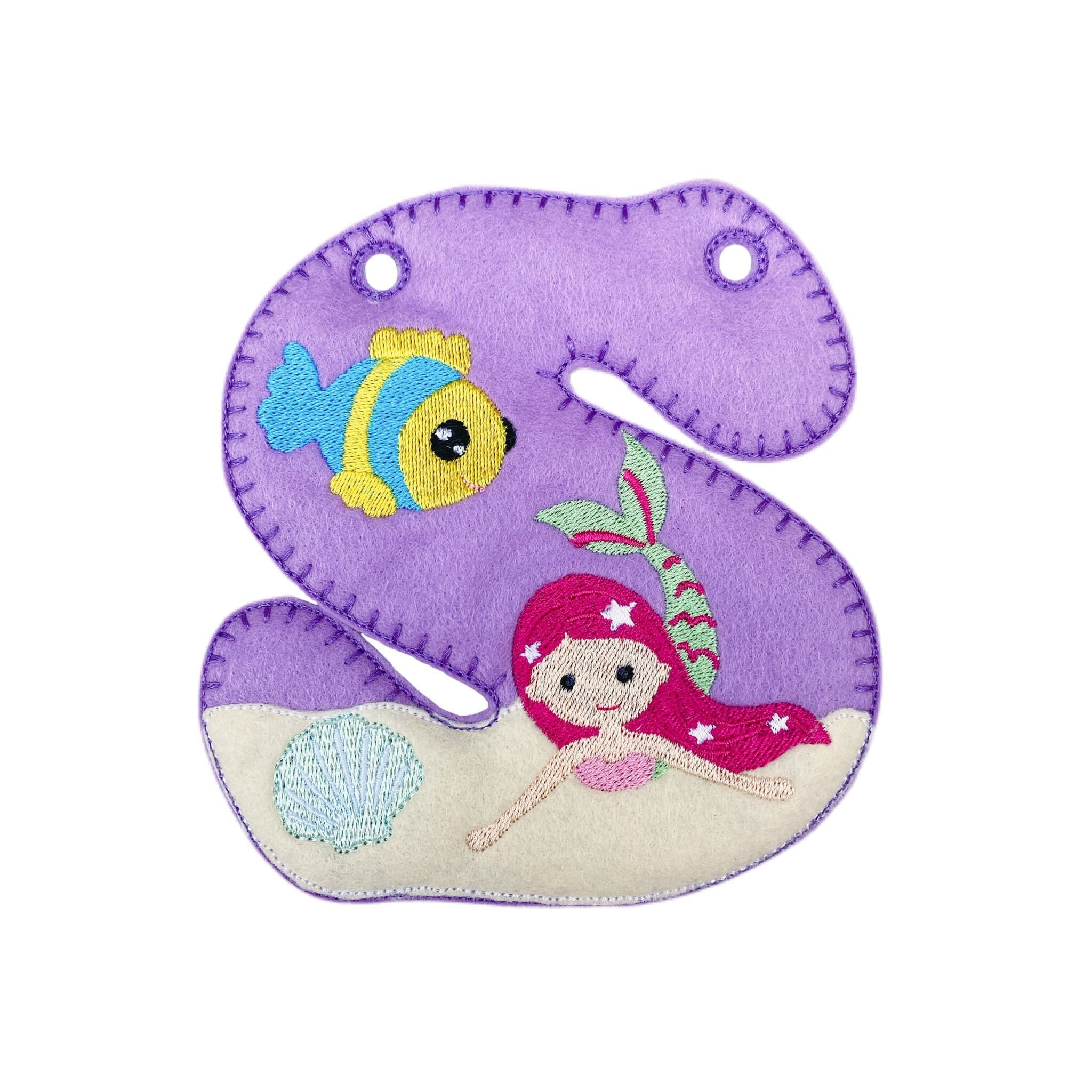 Mermaid Personalised Felt Banner / Bunting — image 2