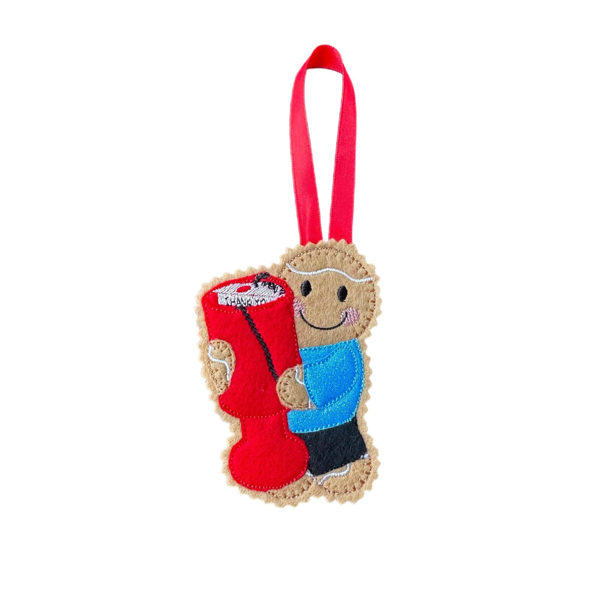 Charity Collector Gingerbread Felt Decoration — image 2