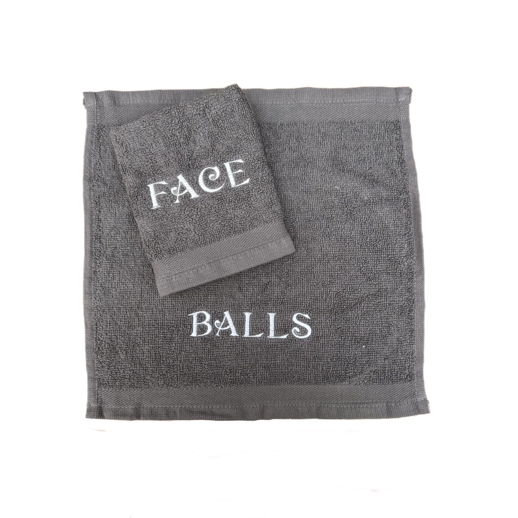 Embroidered Novelty Face Cloths, Naughty Valentine's Gift, Stag Do Flannels
