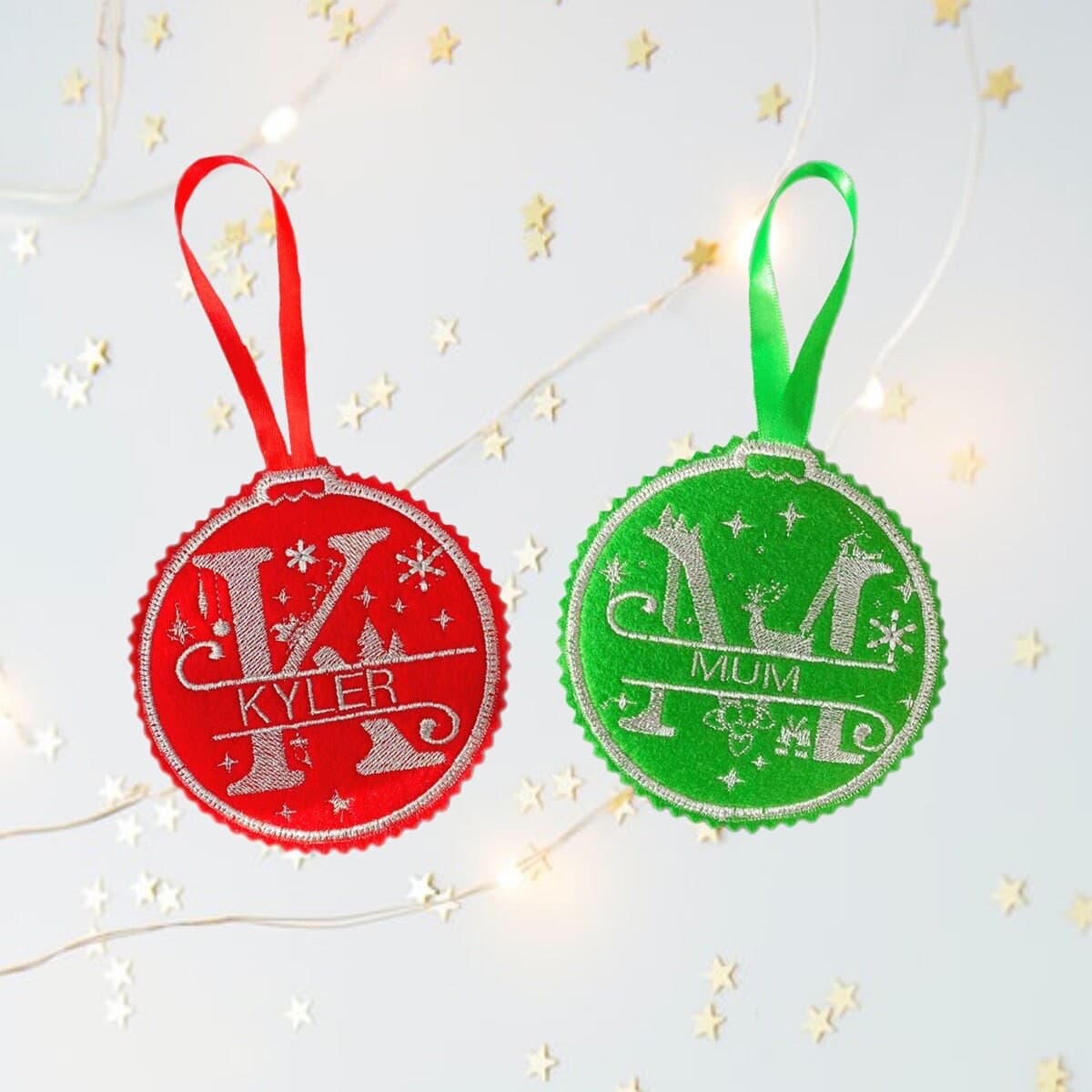 Personalised Christmas Bauble Decoration