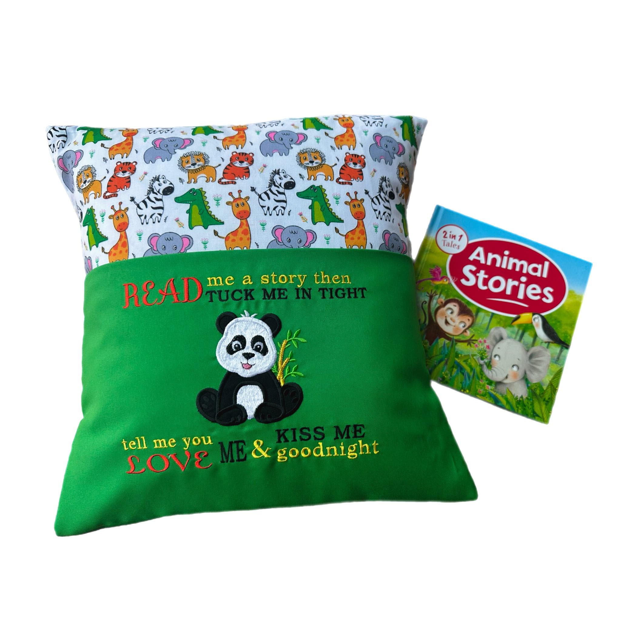 Panda Reading Pillow / Book Cushion /Personalised — image 8