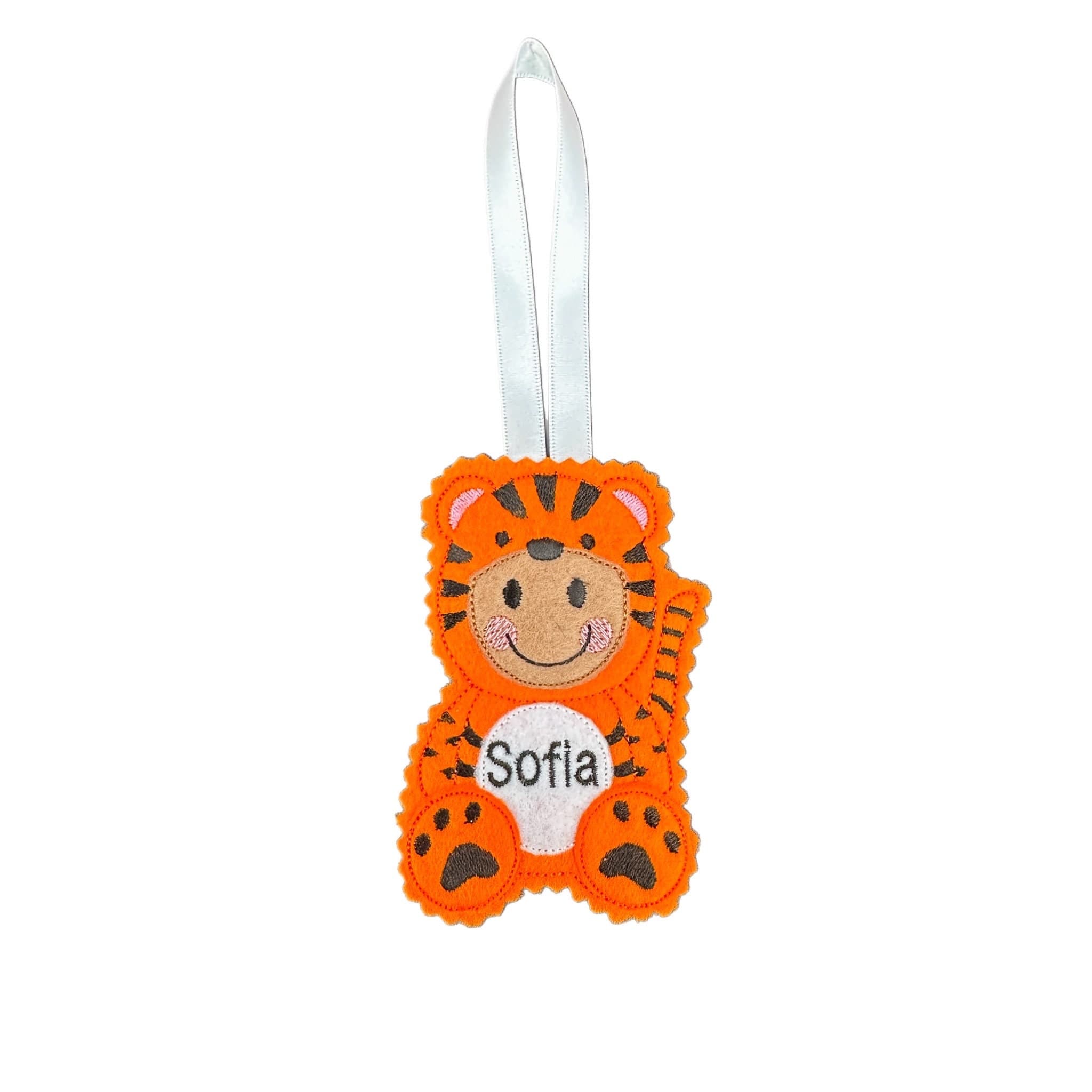 Tiger Dress Up Gingerbread Man Felt Decoration — image 2