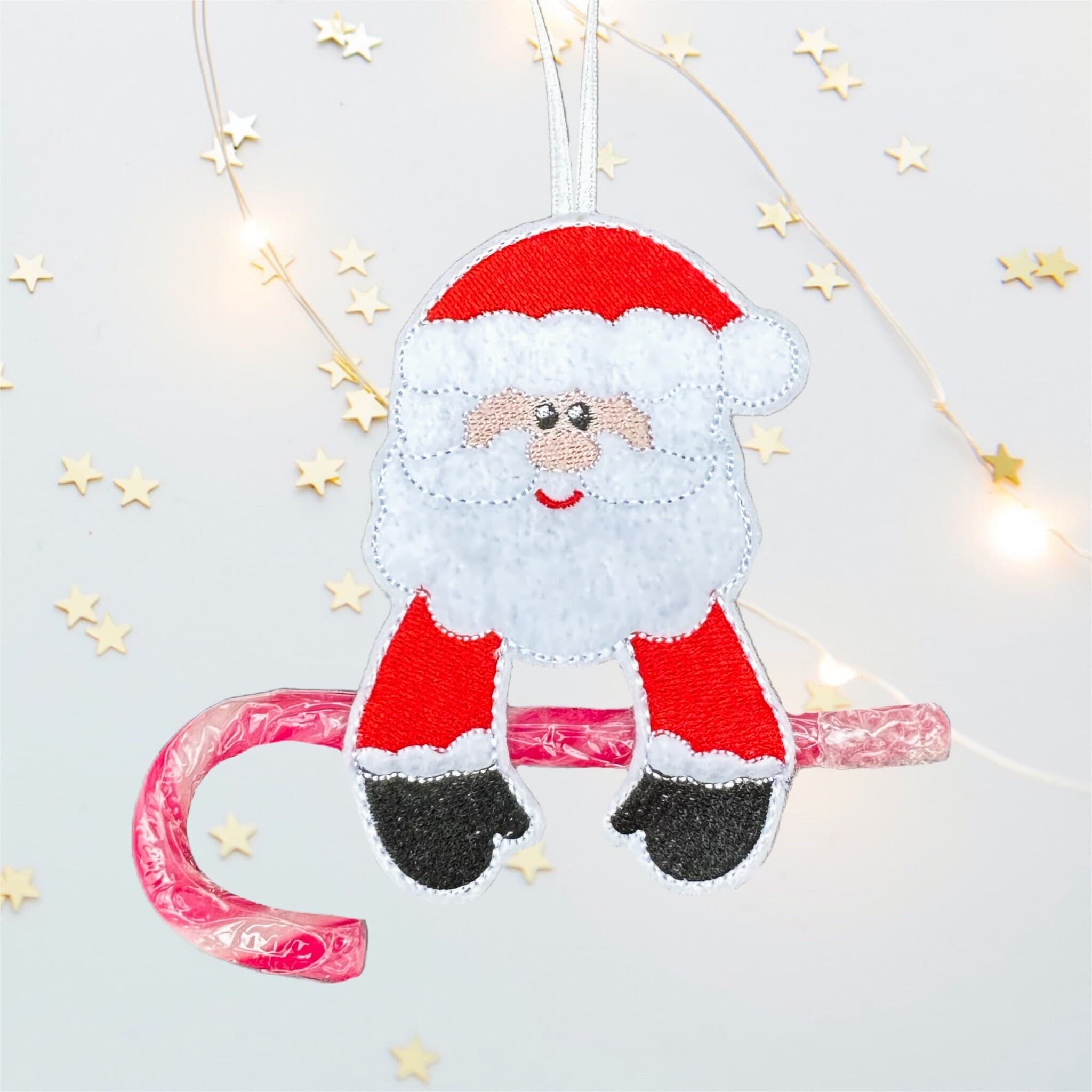 Santa Candy Cane Holder