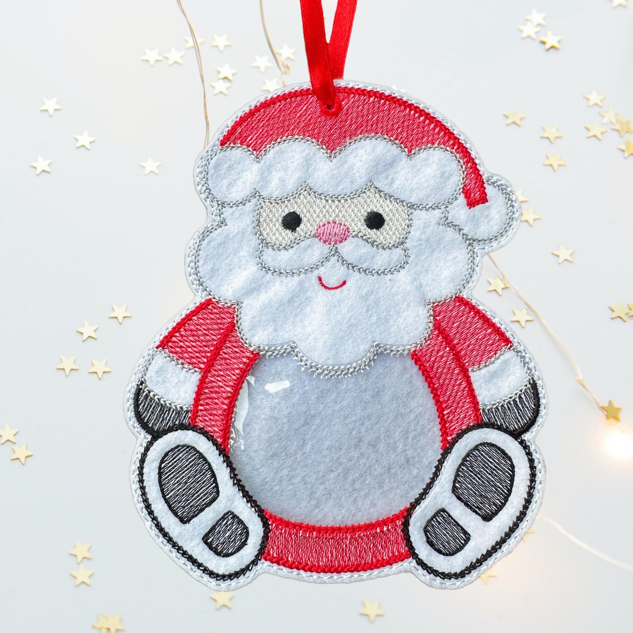 Santa Claus Felt Treat Bag – Christmas Sweet Holder — image 3