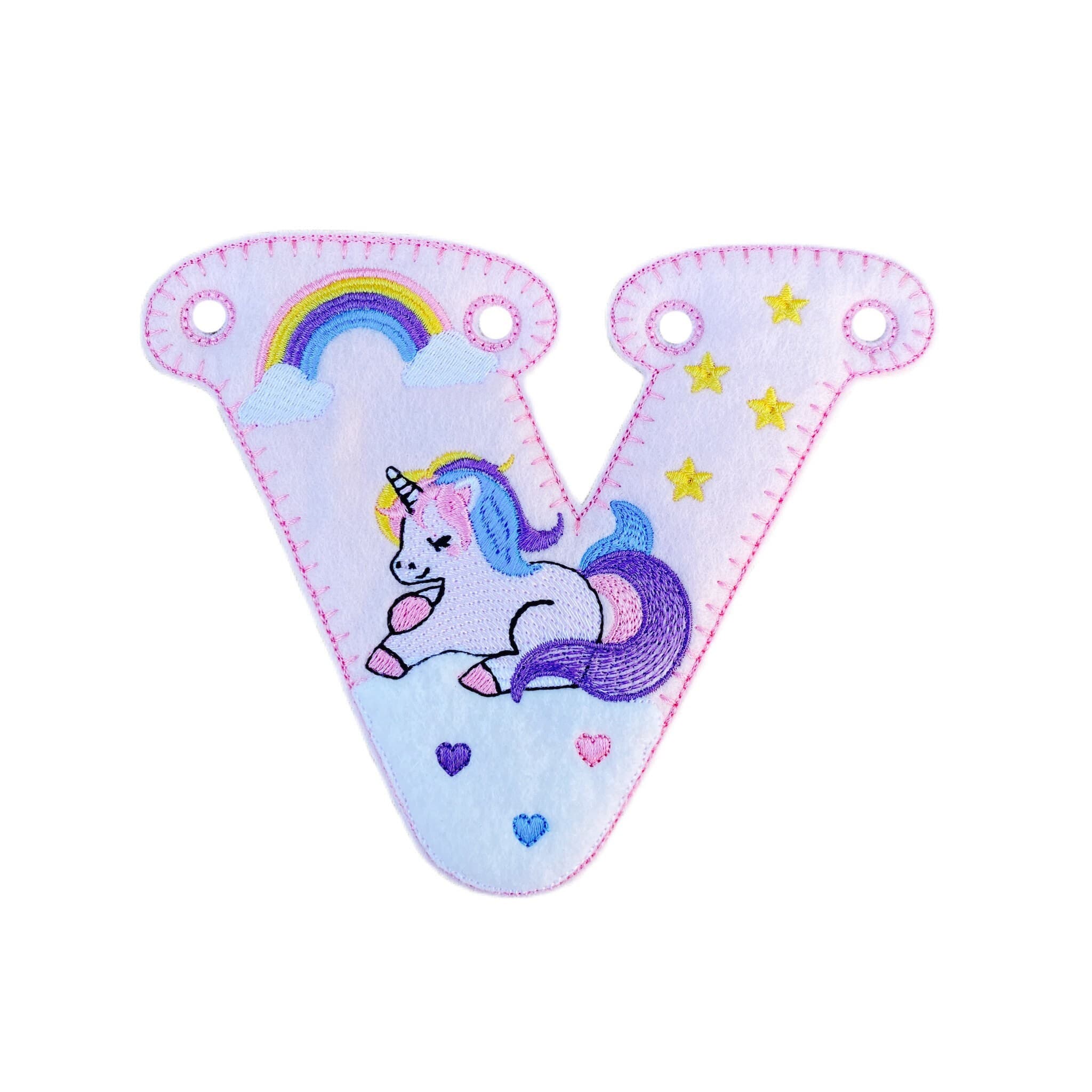 Unicorn Personalised Felt Banner / Bunting — image 5