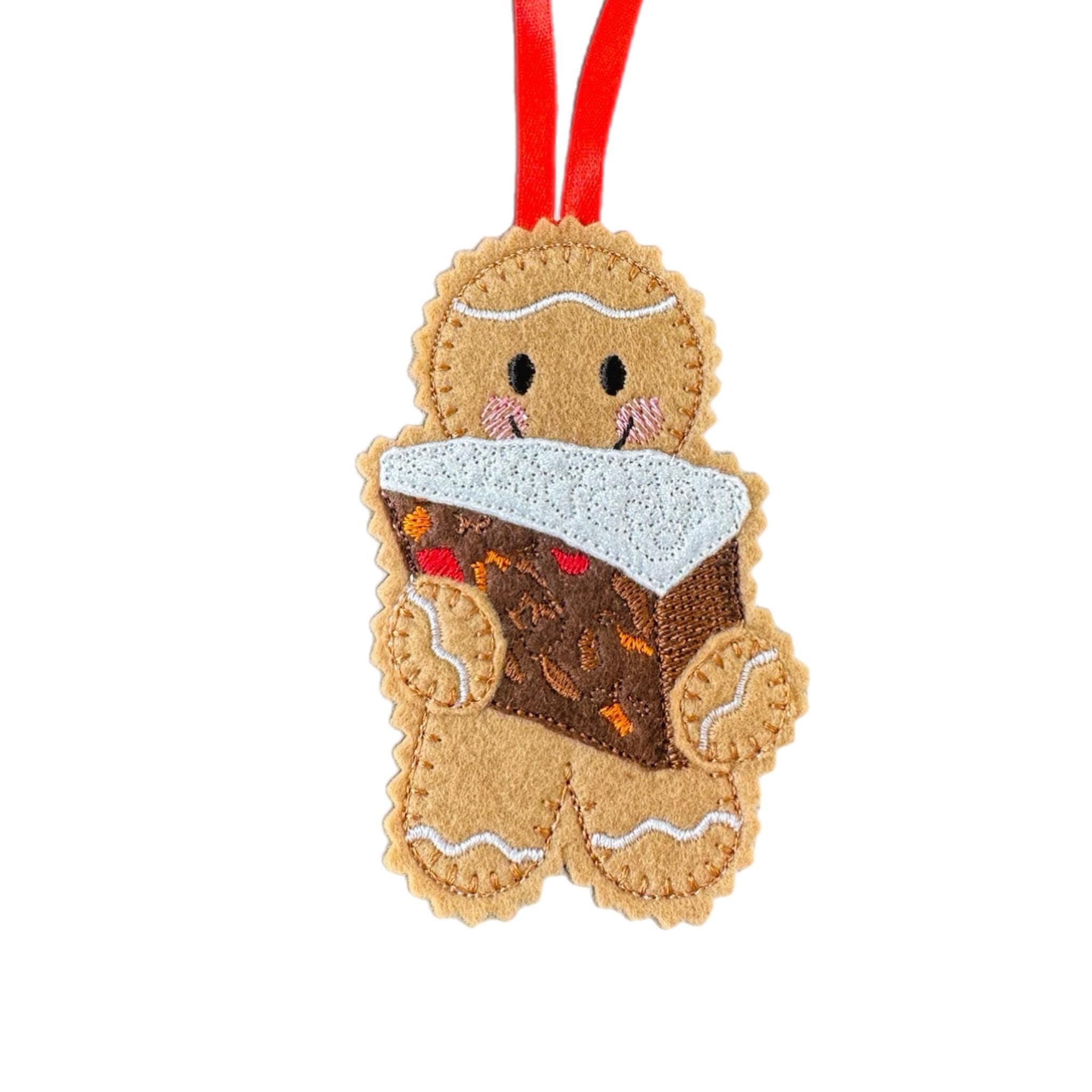Fruit Cake Gingerbread Felt Decoration