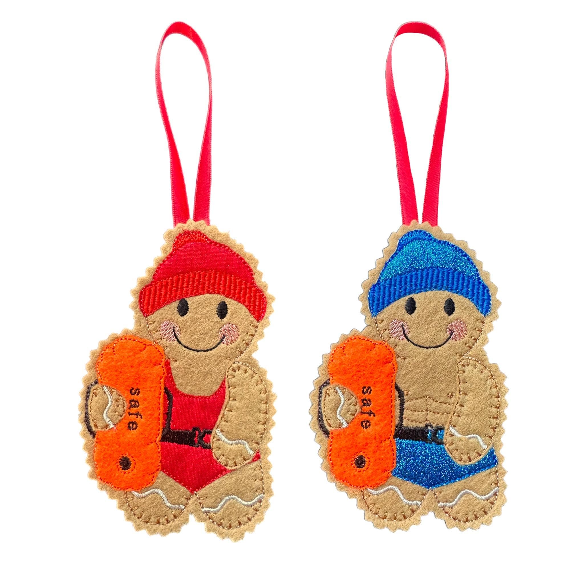 Wild Swimmer Gingerbread Felt Decorations — image 6