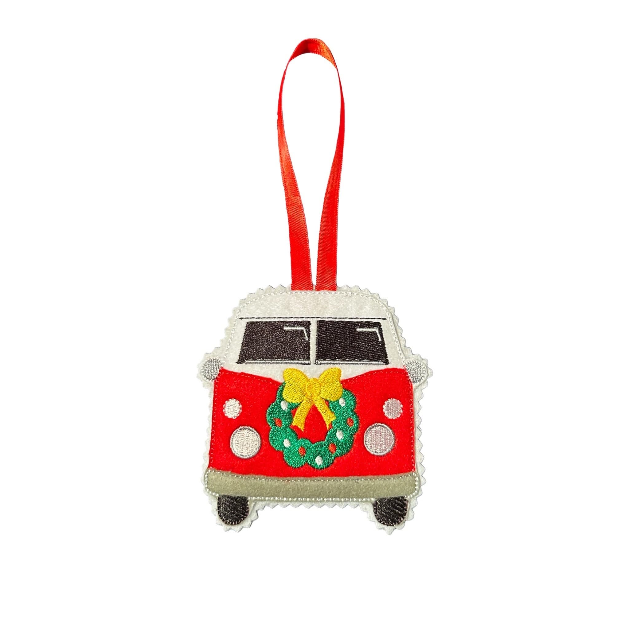 Camper van Gingerbread Felt Decoration — image 2